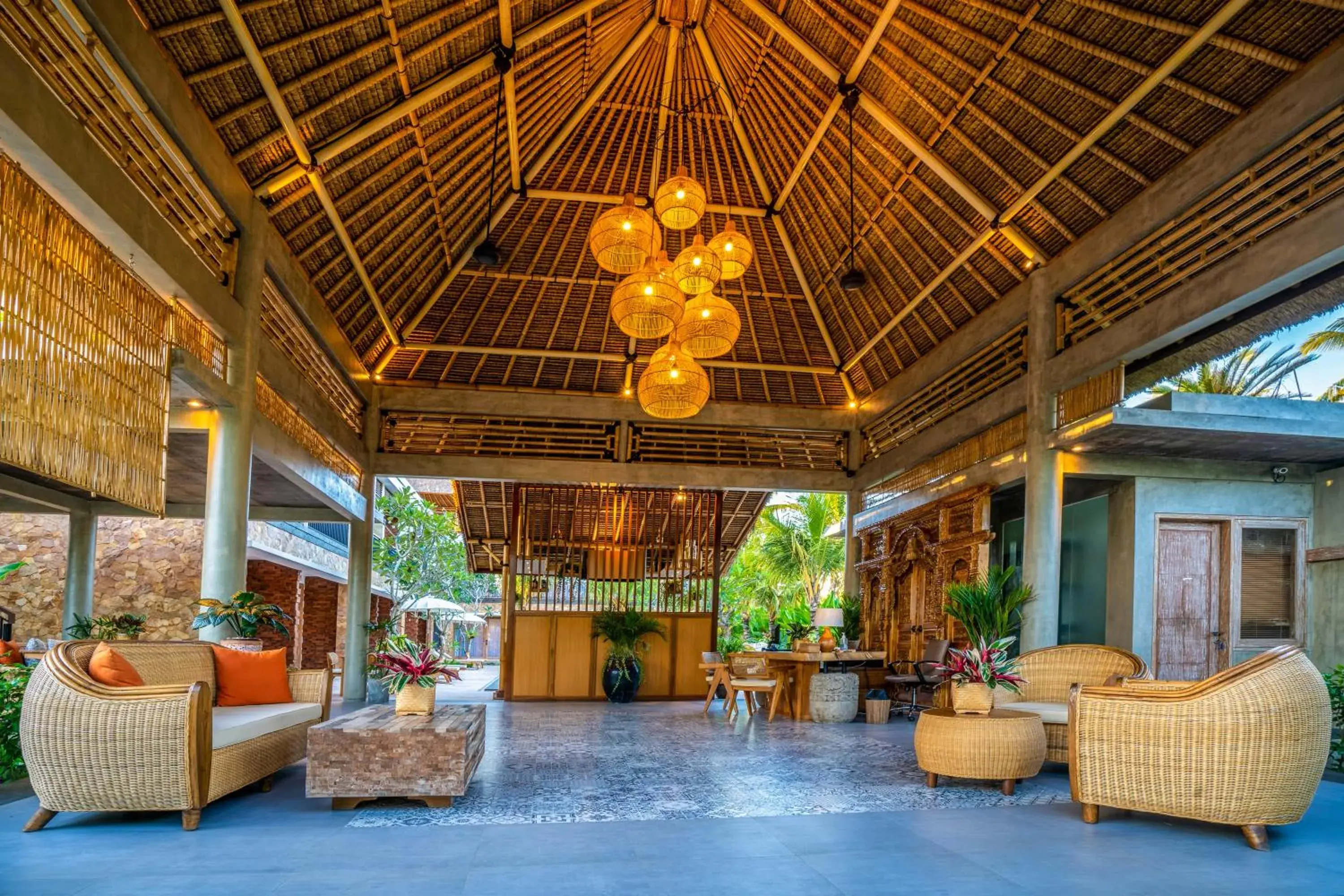 Lobby or reception in Kahayana Suites Ubud Lobby or reception in Kahayana Suites Ubud