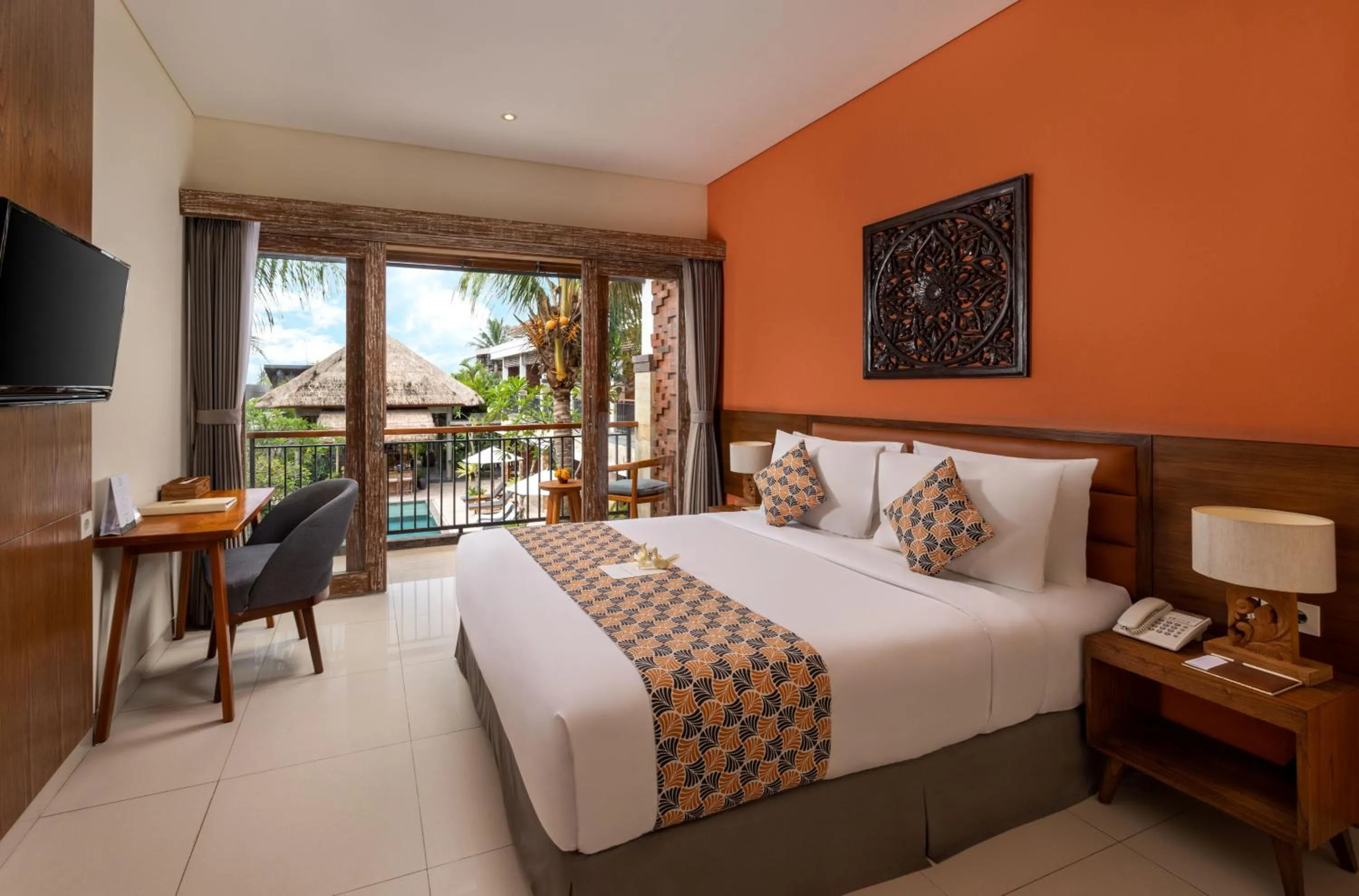 Bedroom, Bed in Kahayana Suites Ubud