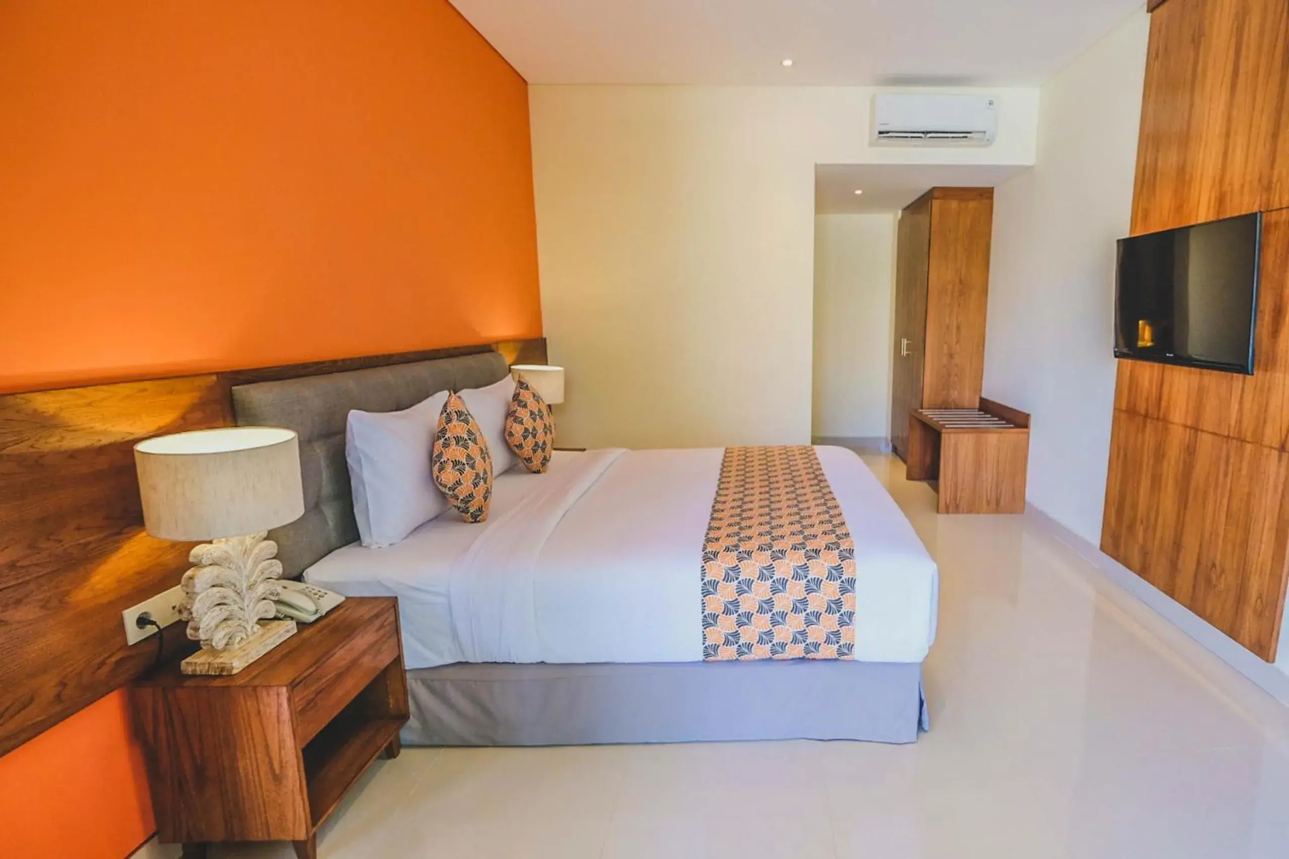 Bed in Kahayana Suites Ubud Bed in Kahayana Suites Ubud