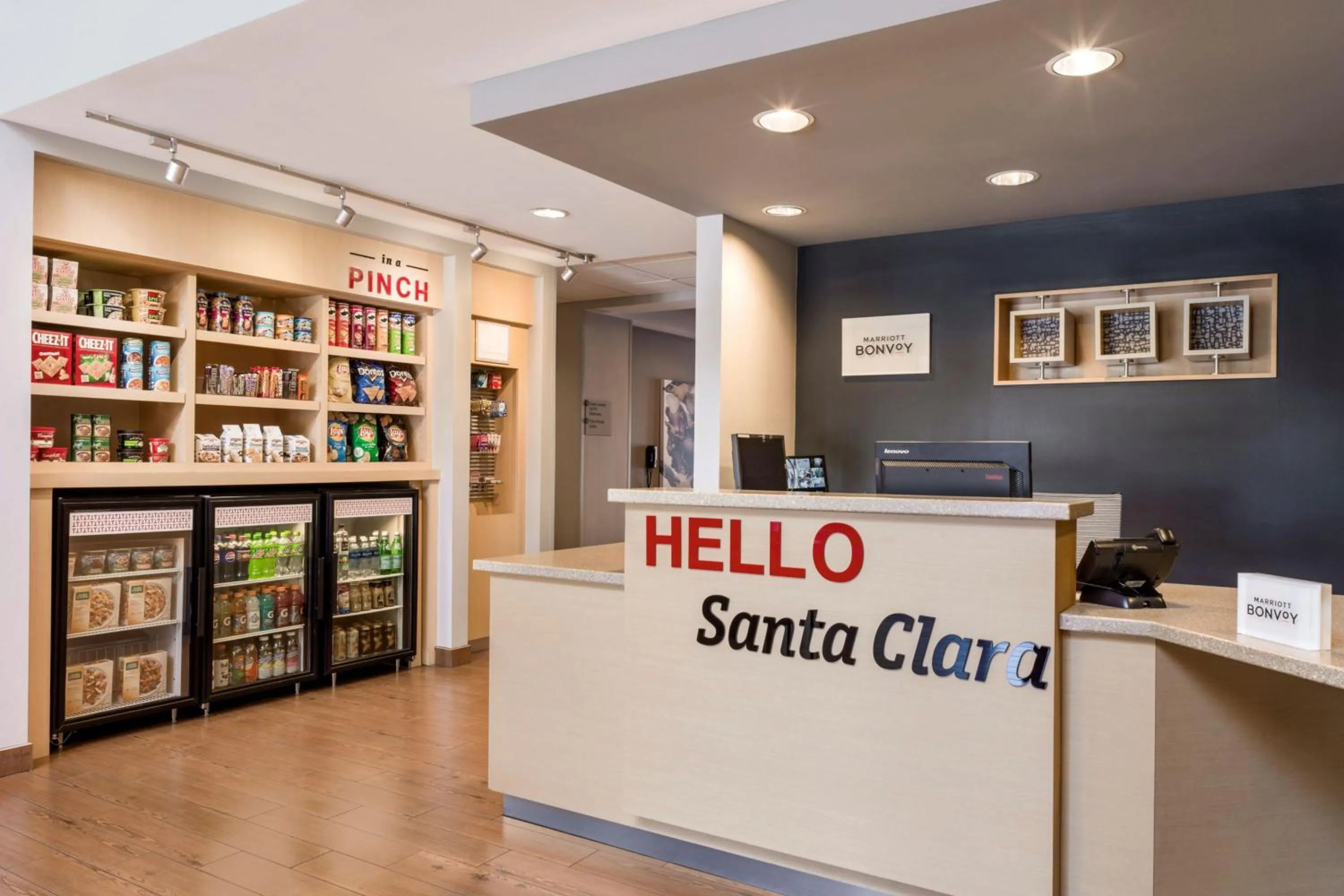 Lobby or reception in TownePlace Suites San Jose Santa Clara