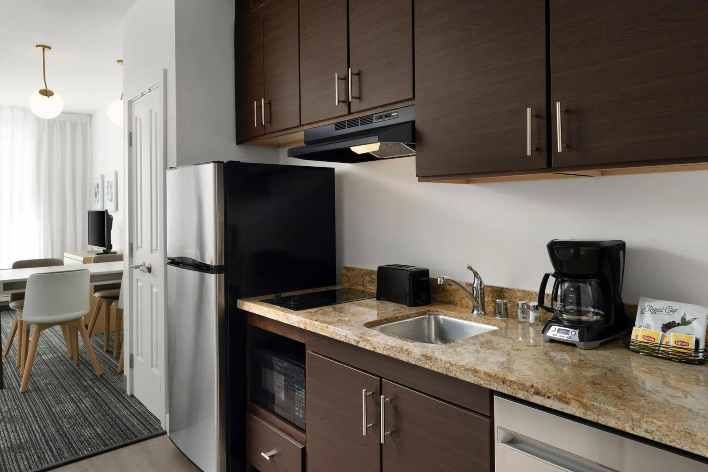 Kitchen or kitchenette in TownePlace Suites San Jose Santa Clara