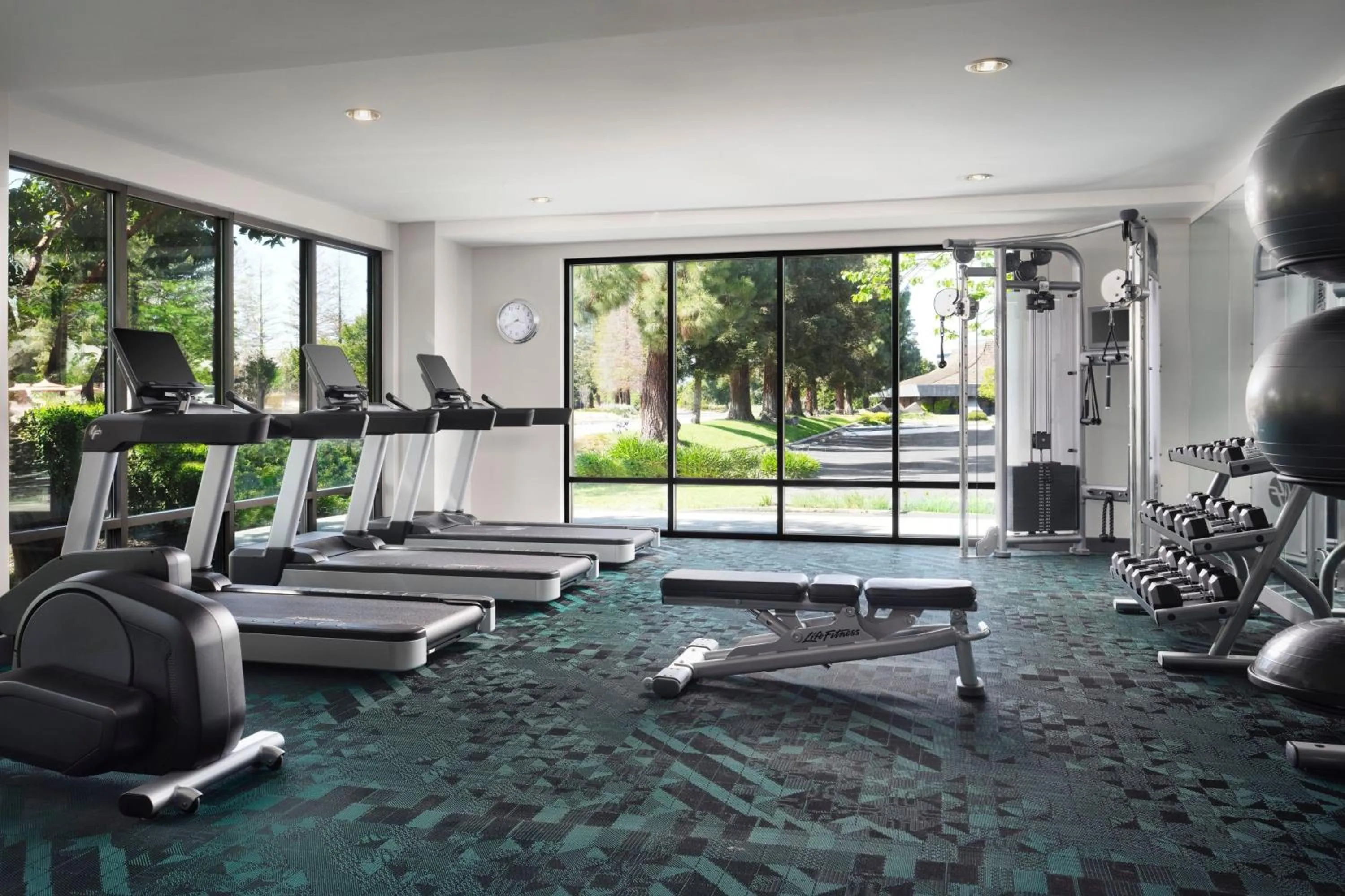 Fitness centre/facilities in TownePlace Suites San Jose Santa Clara