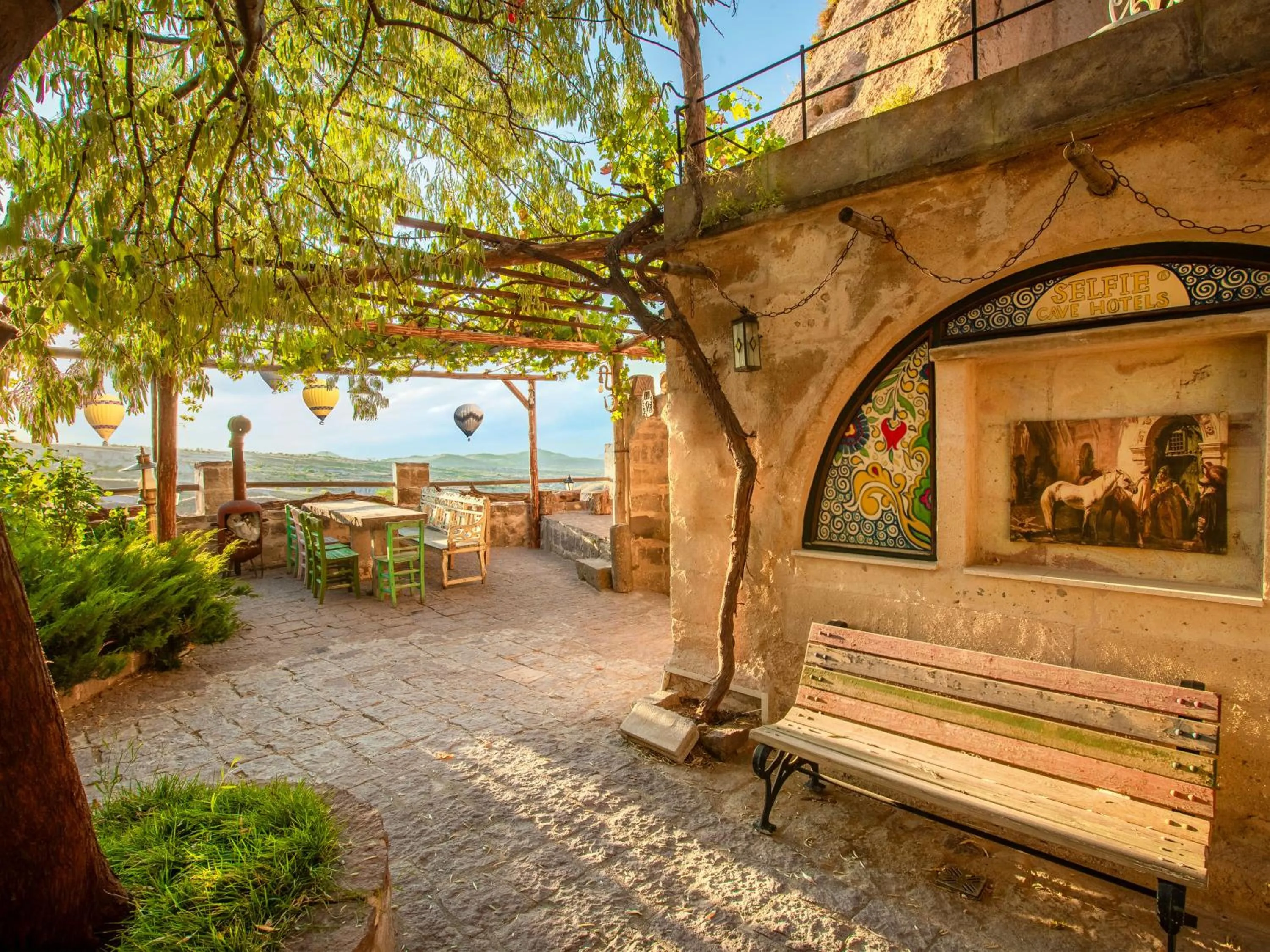 Natural landscape in Cappadocia Fairy Chimneys Selfie Cave Hotels - Special Class