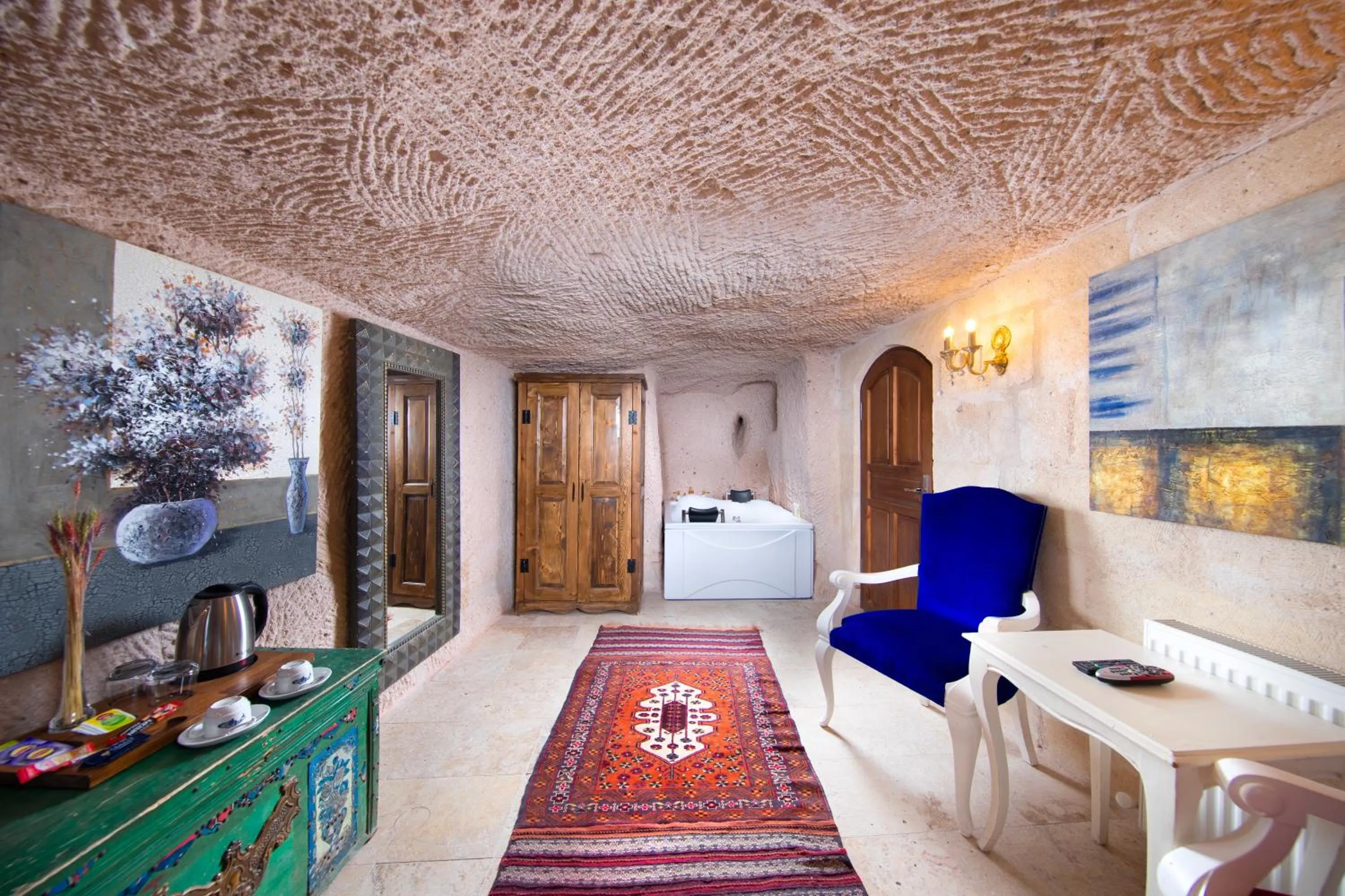 Coffee/tea facilities in Cappadocia Fairy Chimneys Selfie Cave Hotels - Special Class