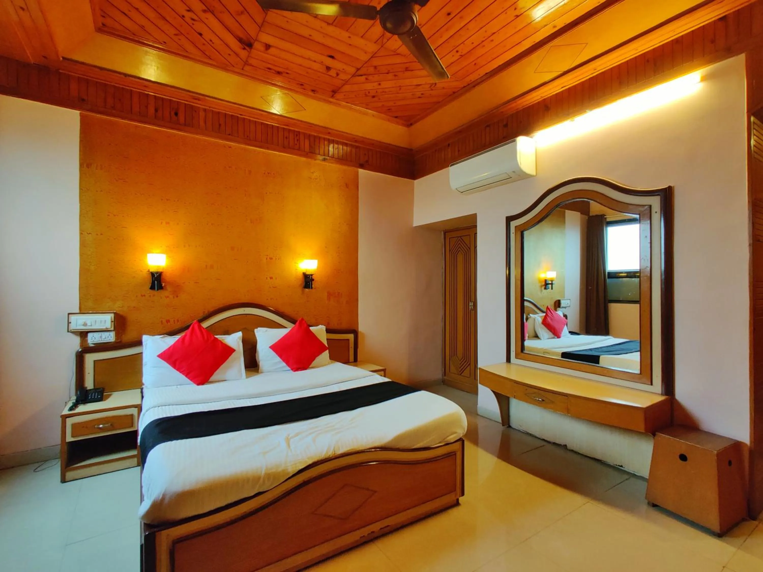Bed in Hotel Pratap Heritage