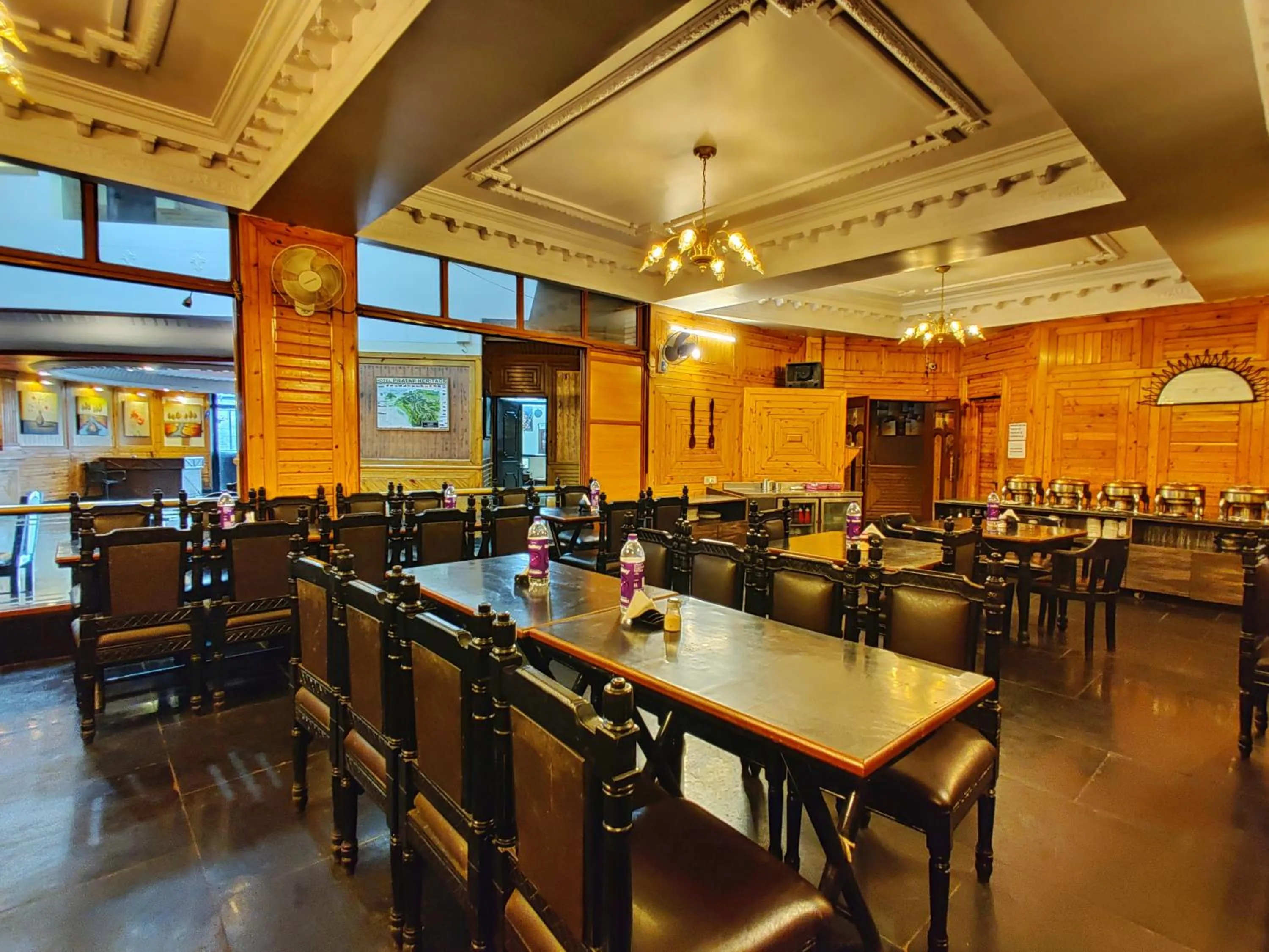 Dining area in Hotel Pratap Heritage