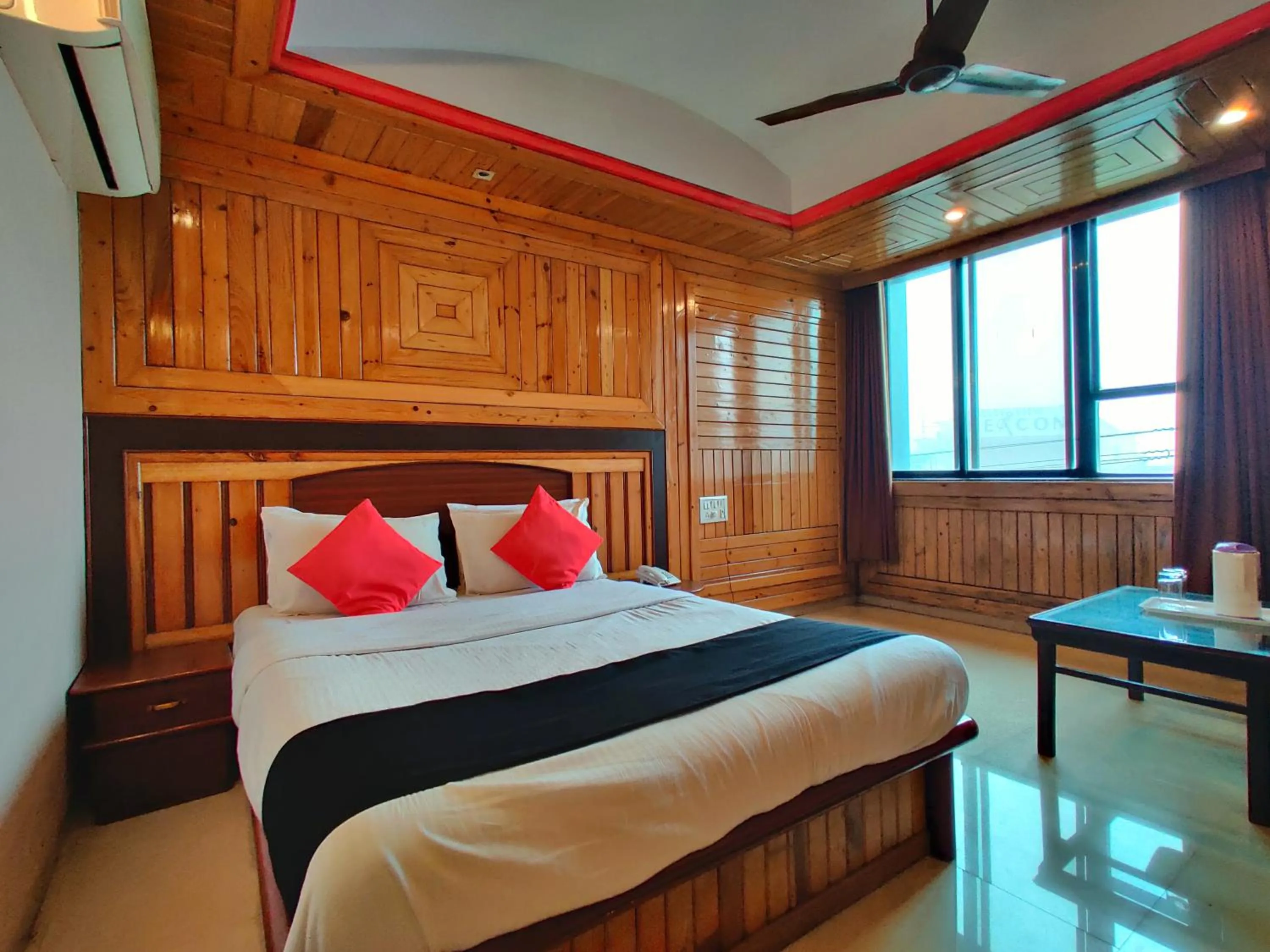 Bed in Hotel Pratap Heritage