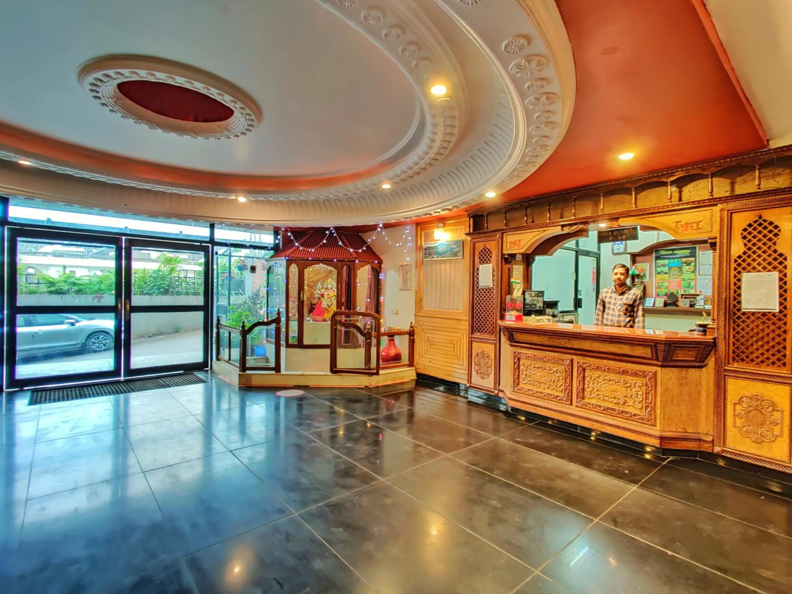 Lobby or reception in Hotel Pratap Heritage