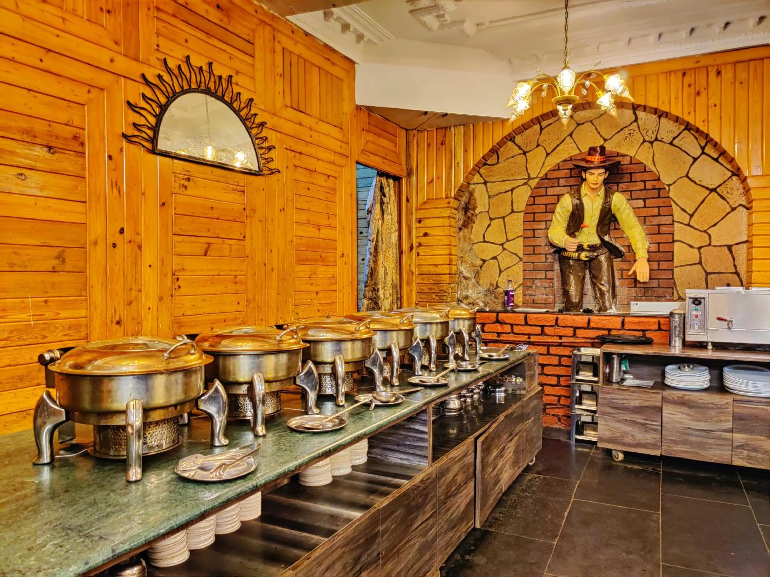 Dining area in Hotel Pratap Heritage