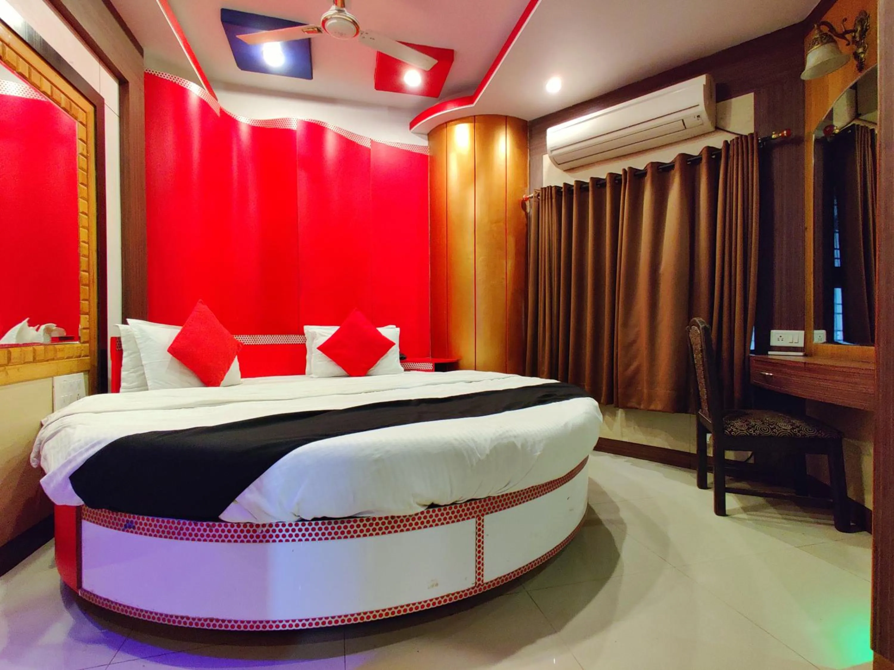 Bed in Hotel Pratap Heritage