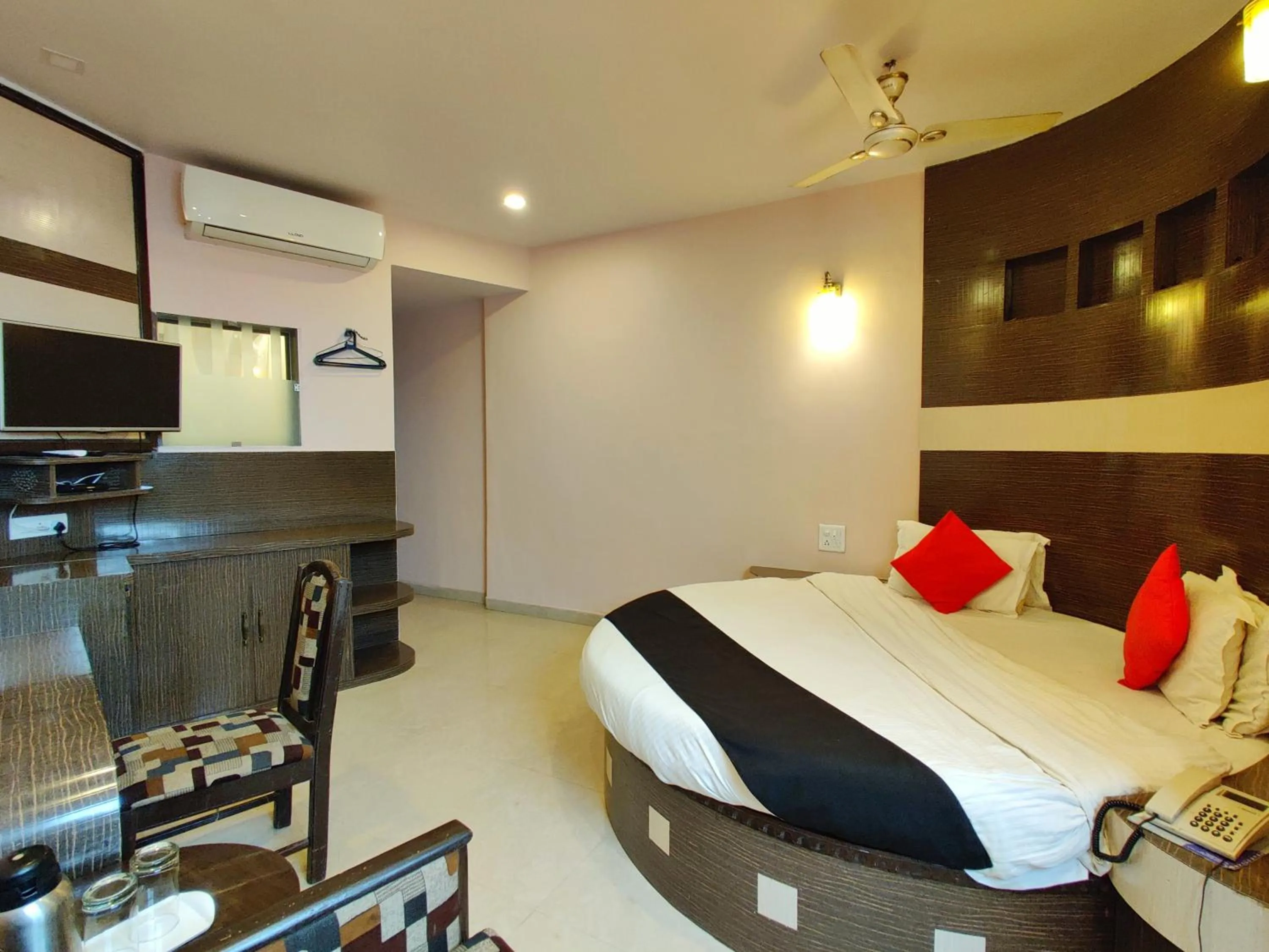 Bed in Hotel Pratap Heritage