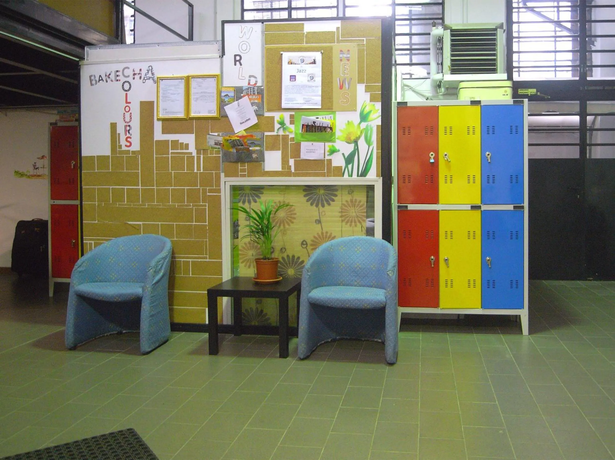 Lobby or reception in Hostel Colours