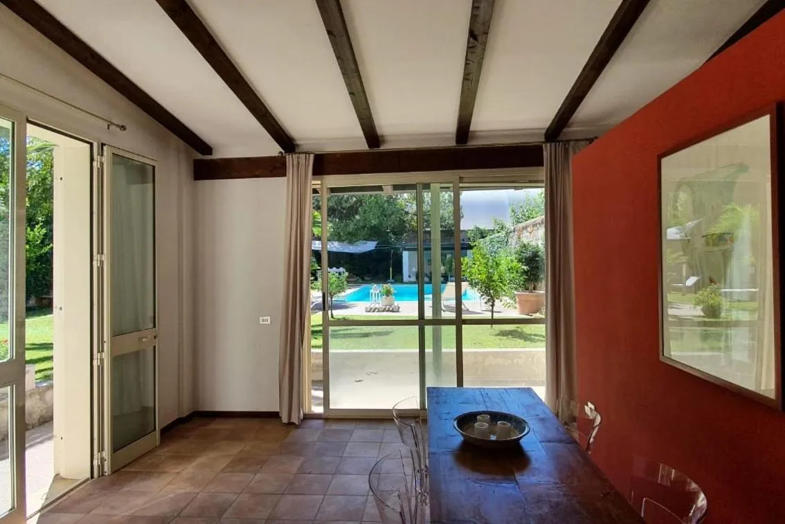 Garden view in Casa Castagna