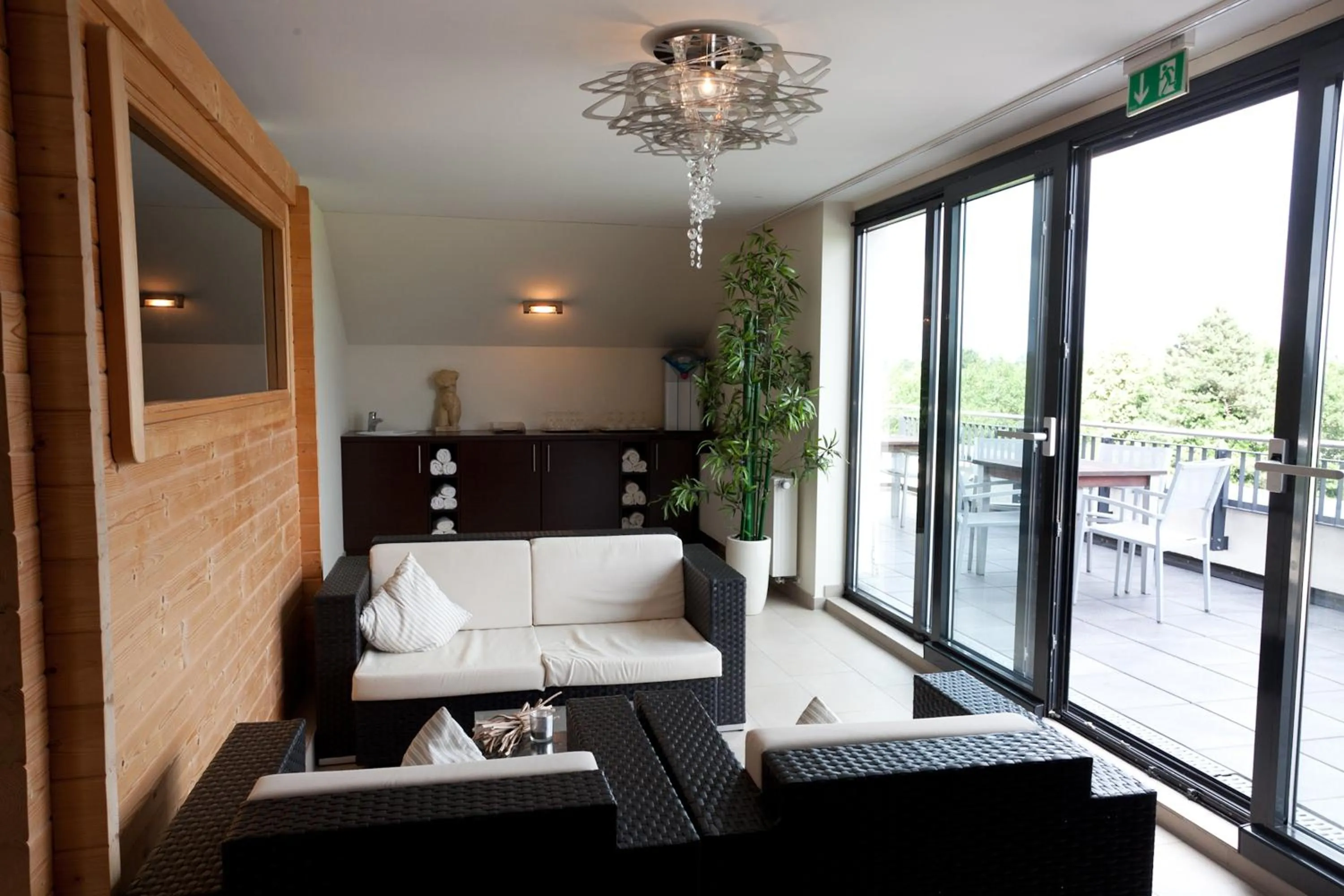 Sauna, Bed in Hotel Schepers