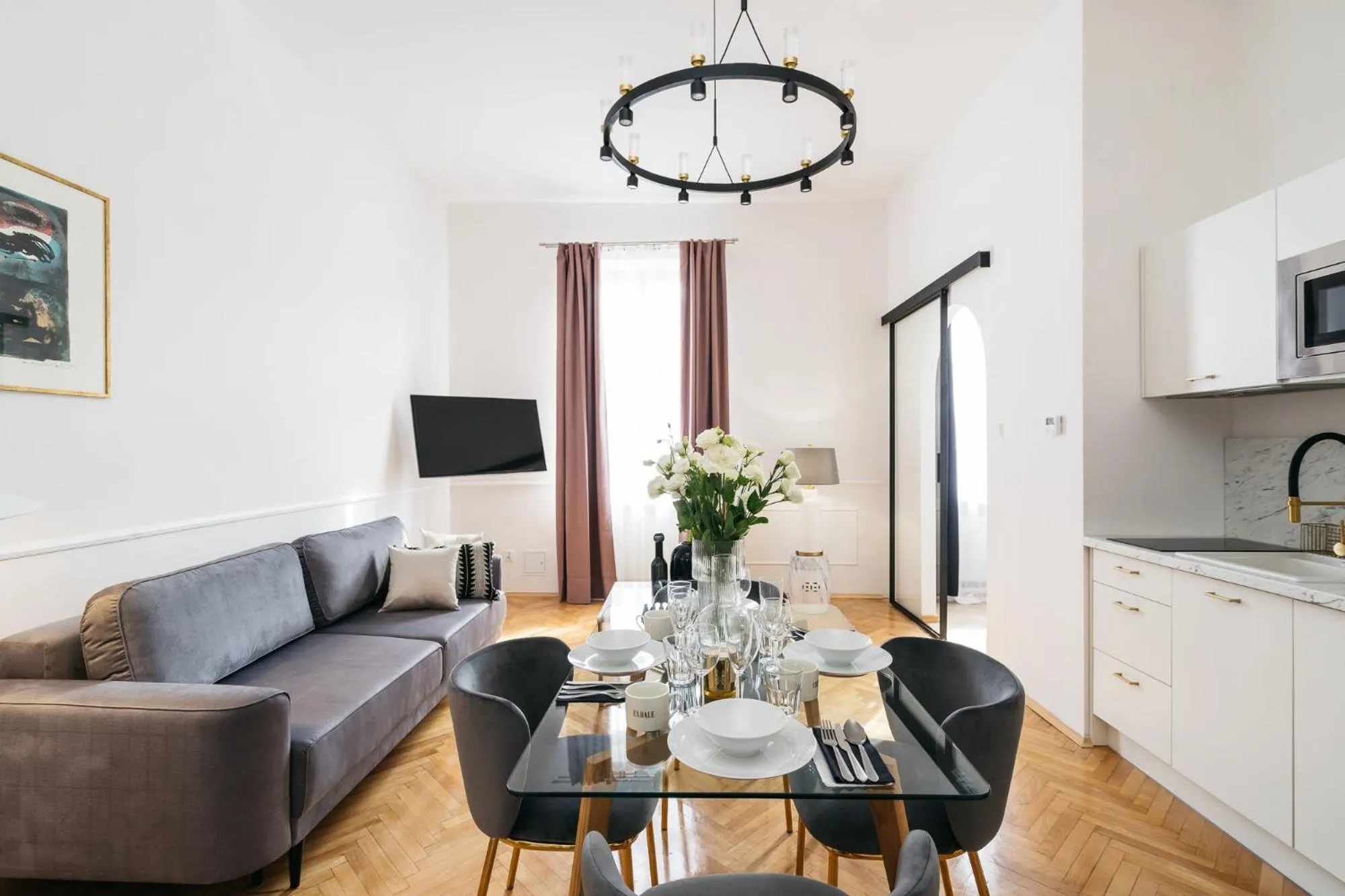 Coffee/tea facilities in Luna Apartment - LoftAffair