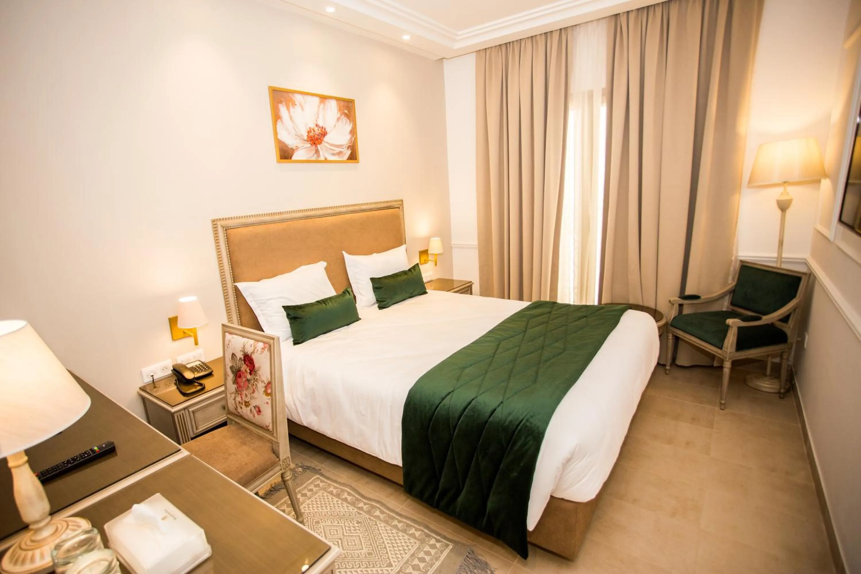 Bed in HOTEL PALAIS ROYAL