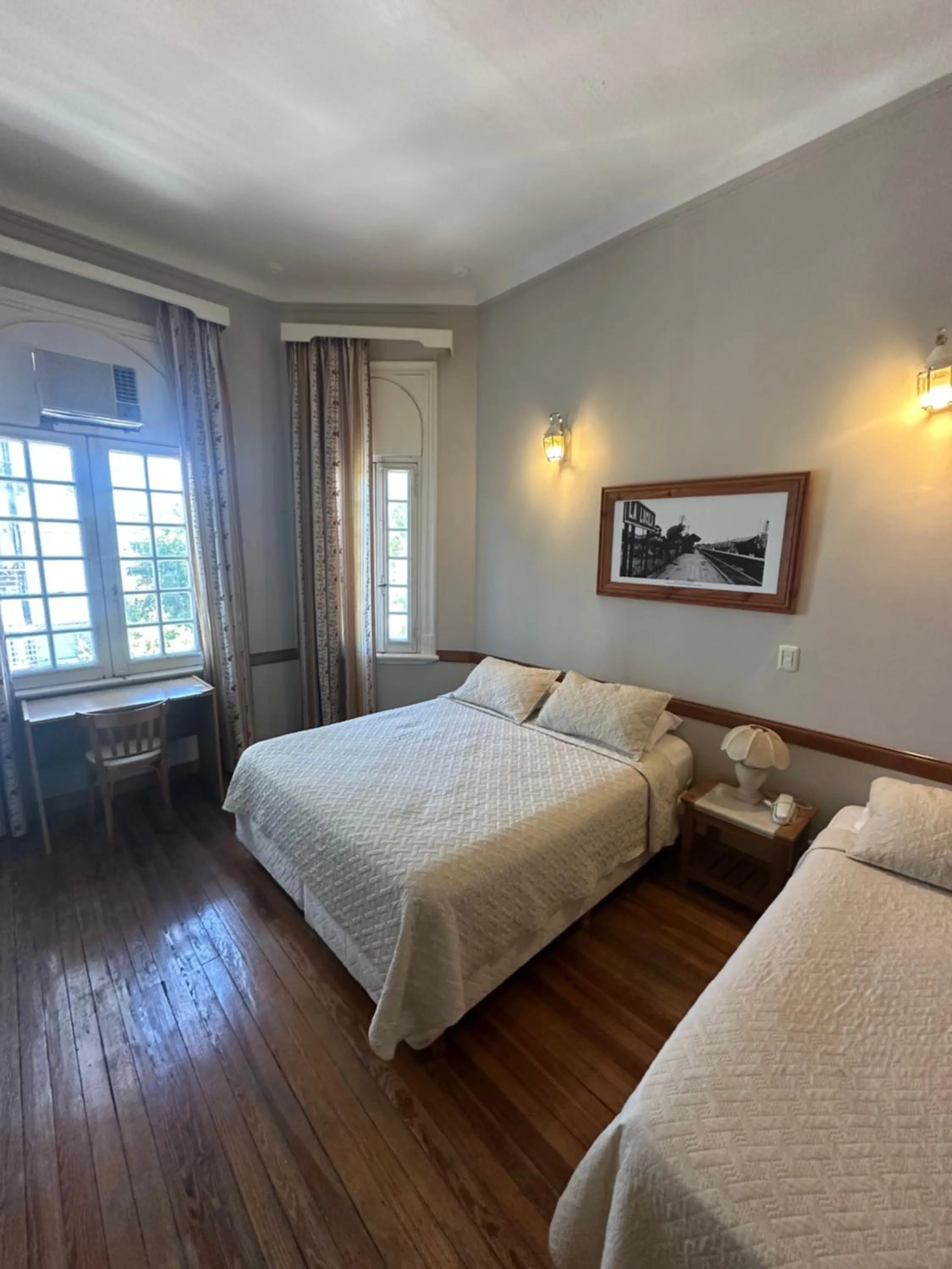 Bed in Hotel Vicente López