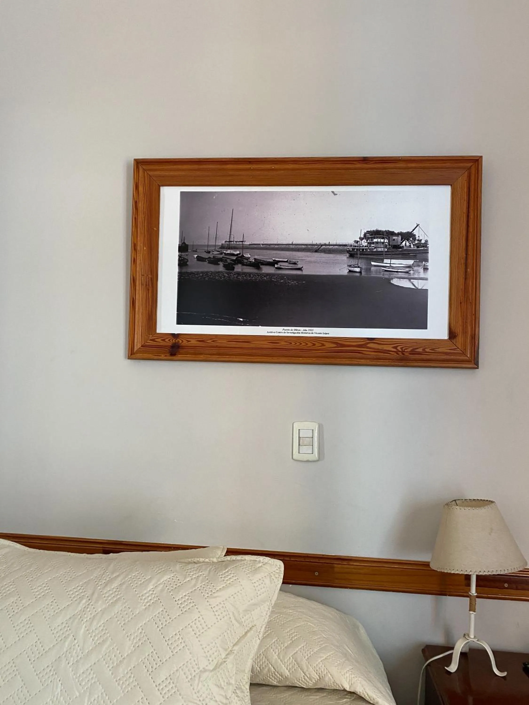Bed in Hotel Vicente López