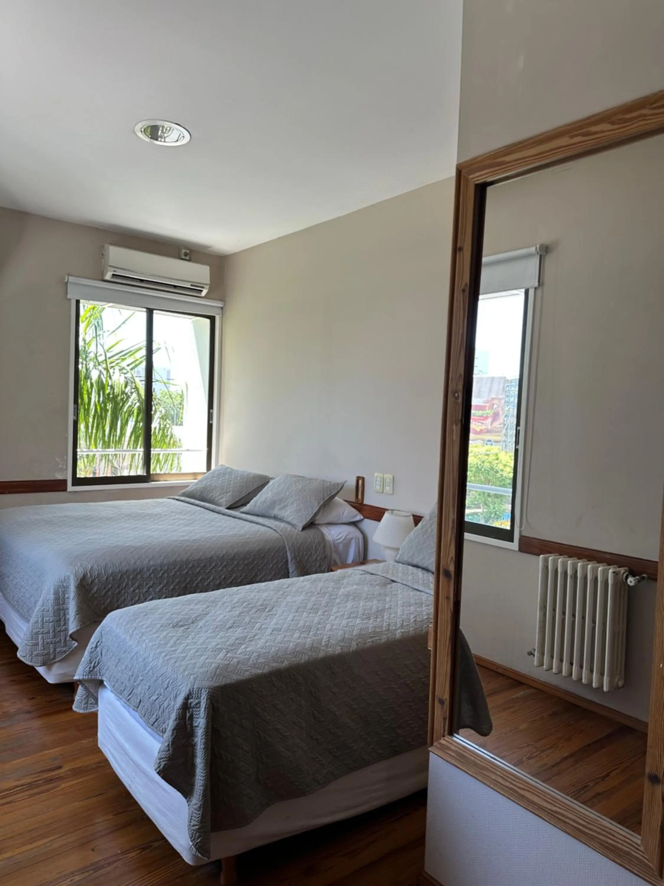 Bed in Hotel Vicente López