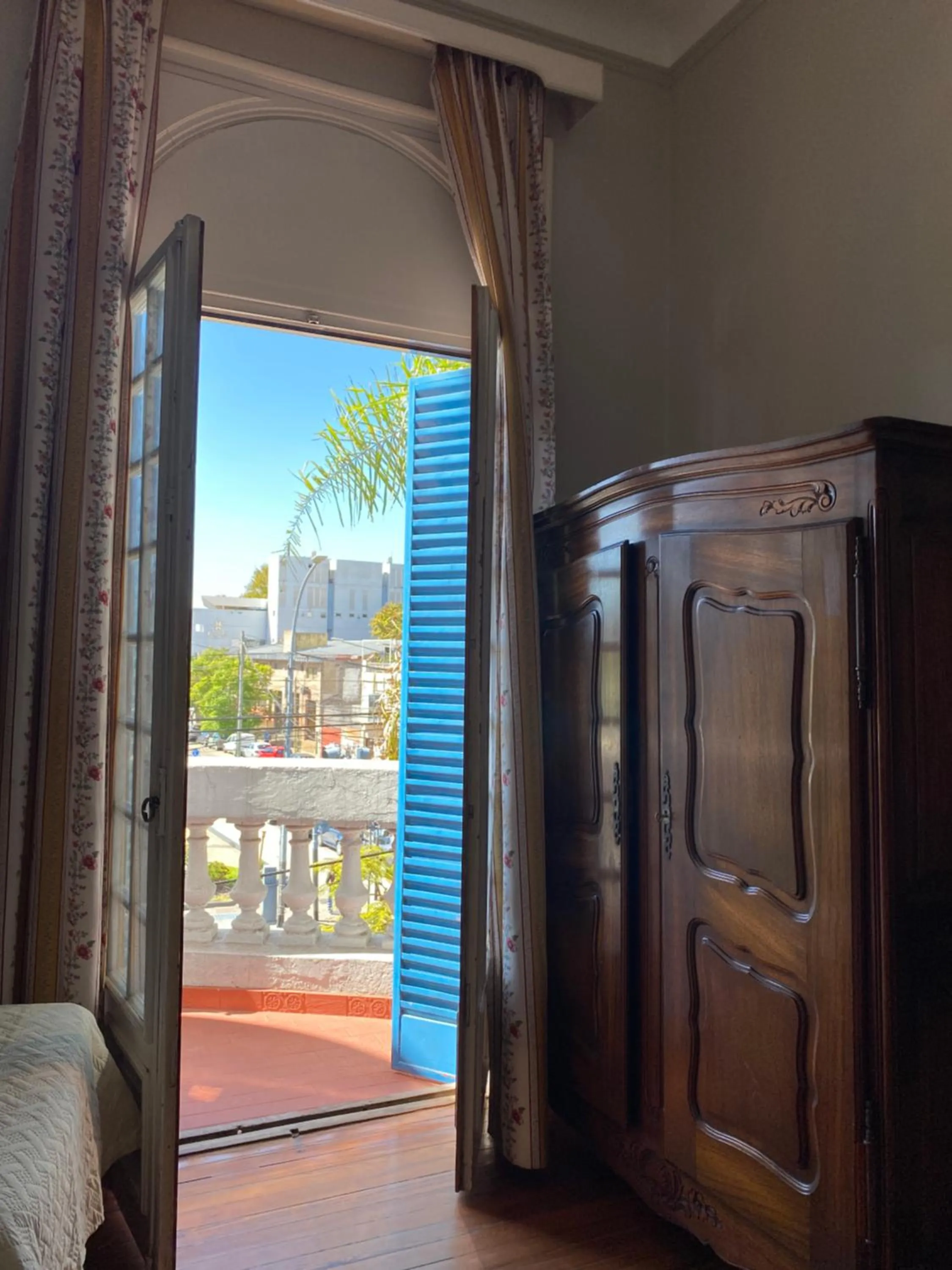 Bed in Hotel Vicente López