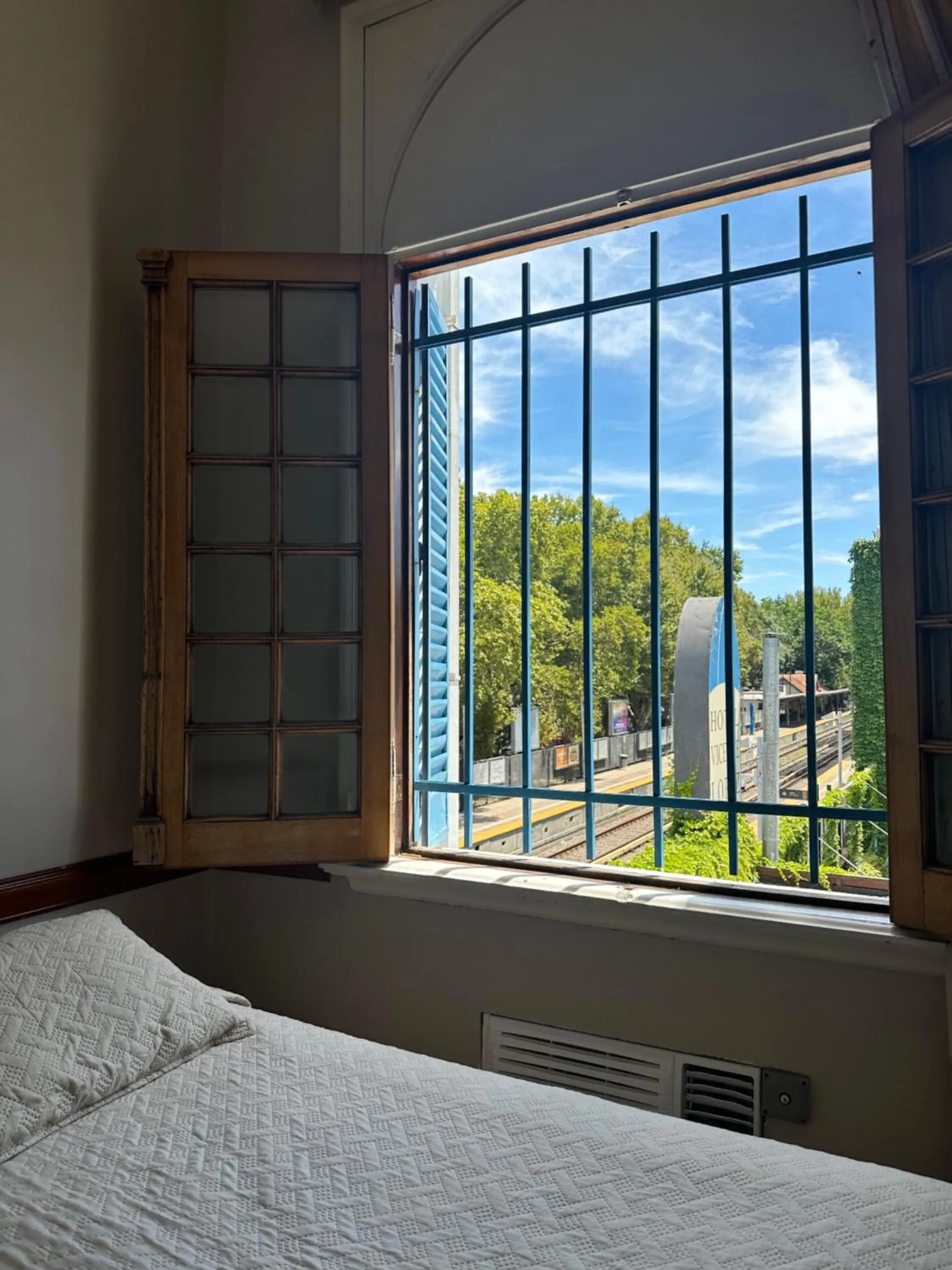 Bed in Hotel Vicente López