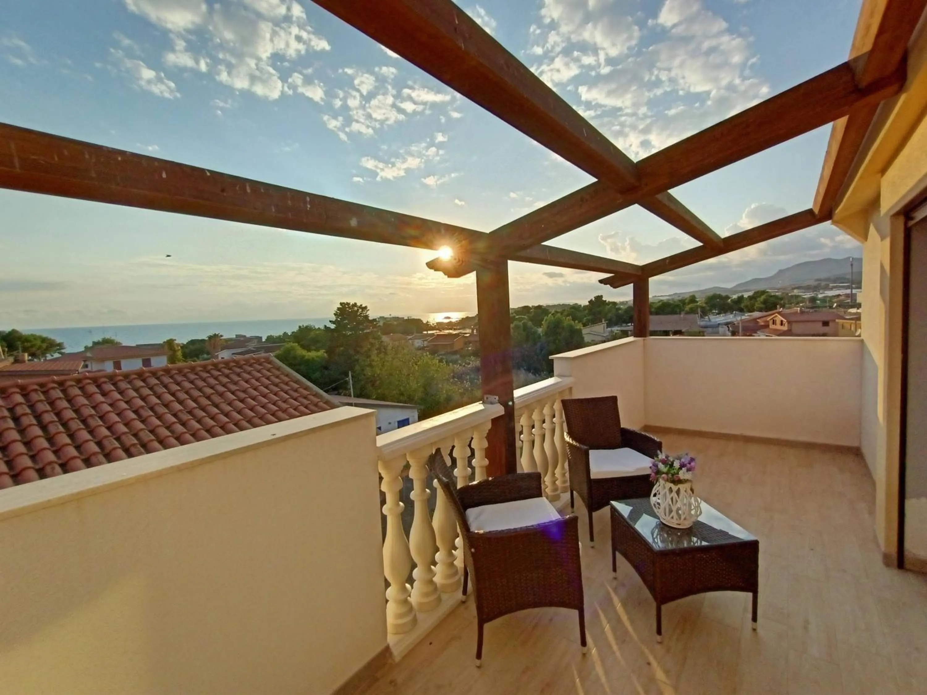 Natural landscape in B&B Villa Sara Falconara