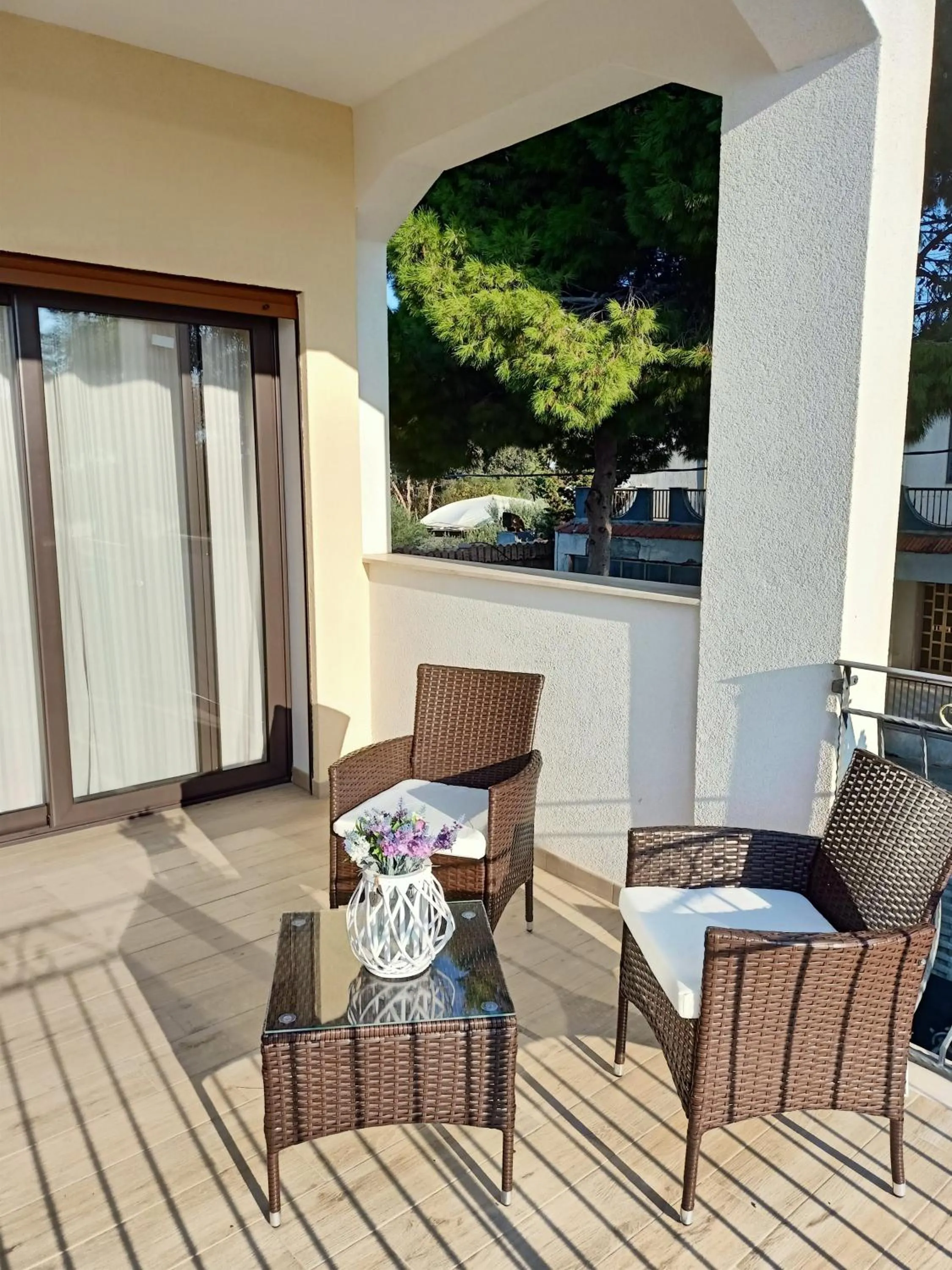 Balcony/Terrace in B&B Villa Sara Falconara