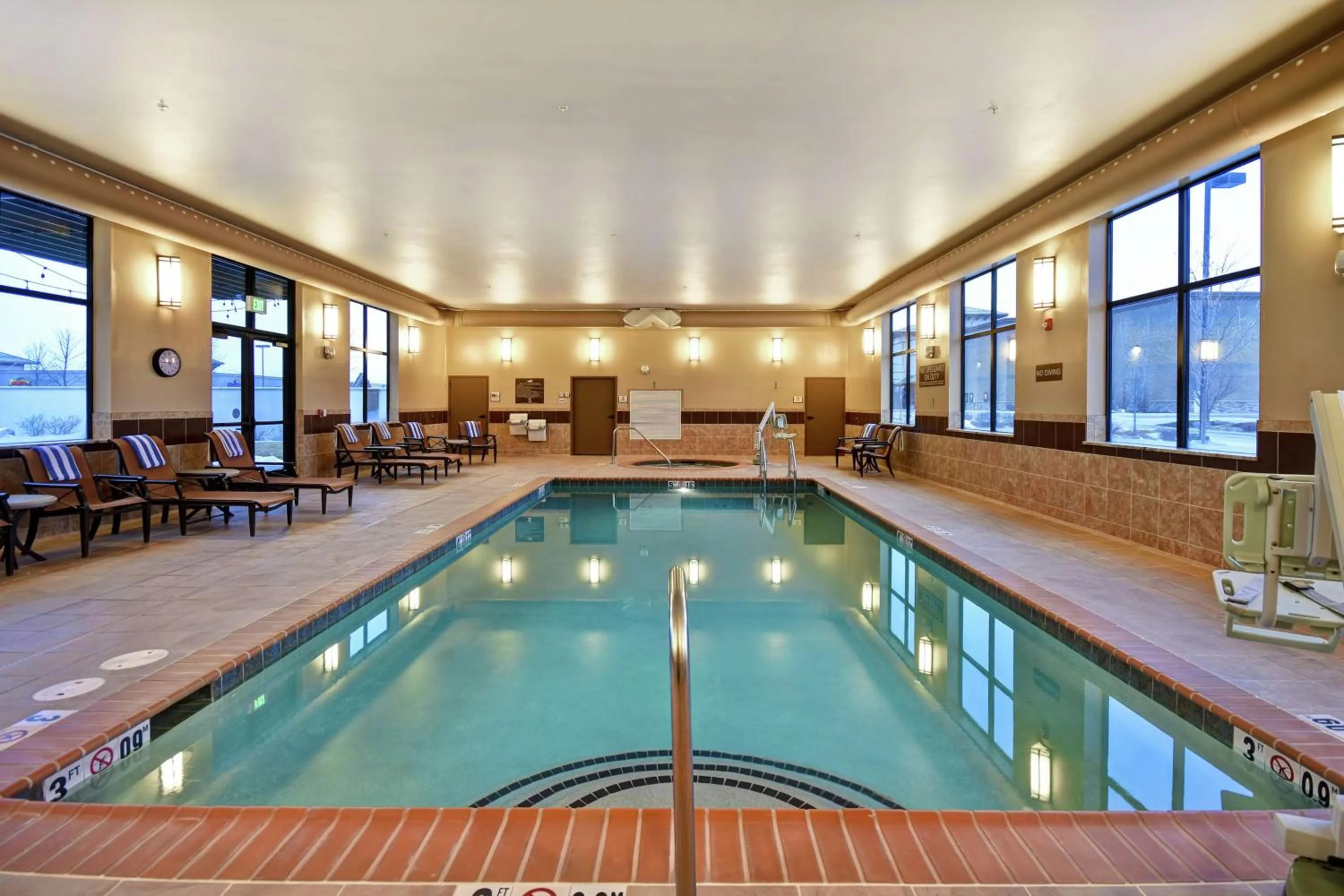 Pool view in Homewood Suites by Hilton Kalispell