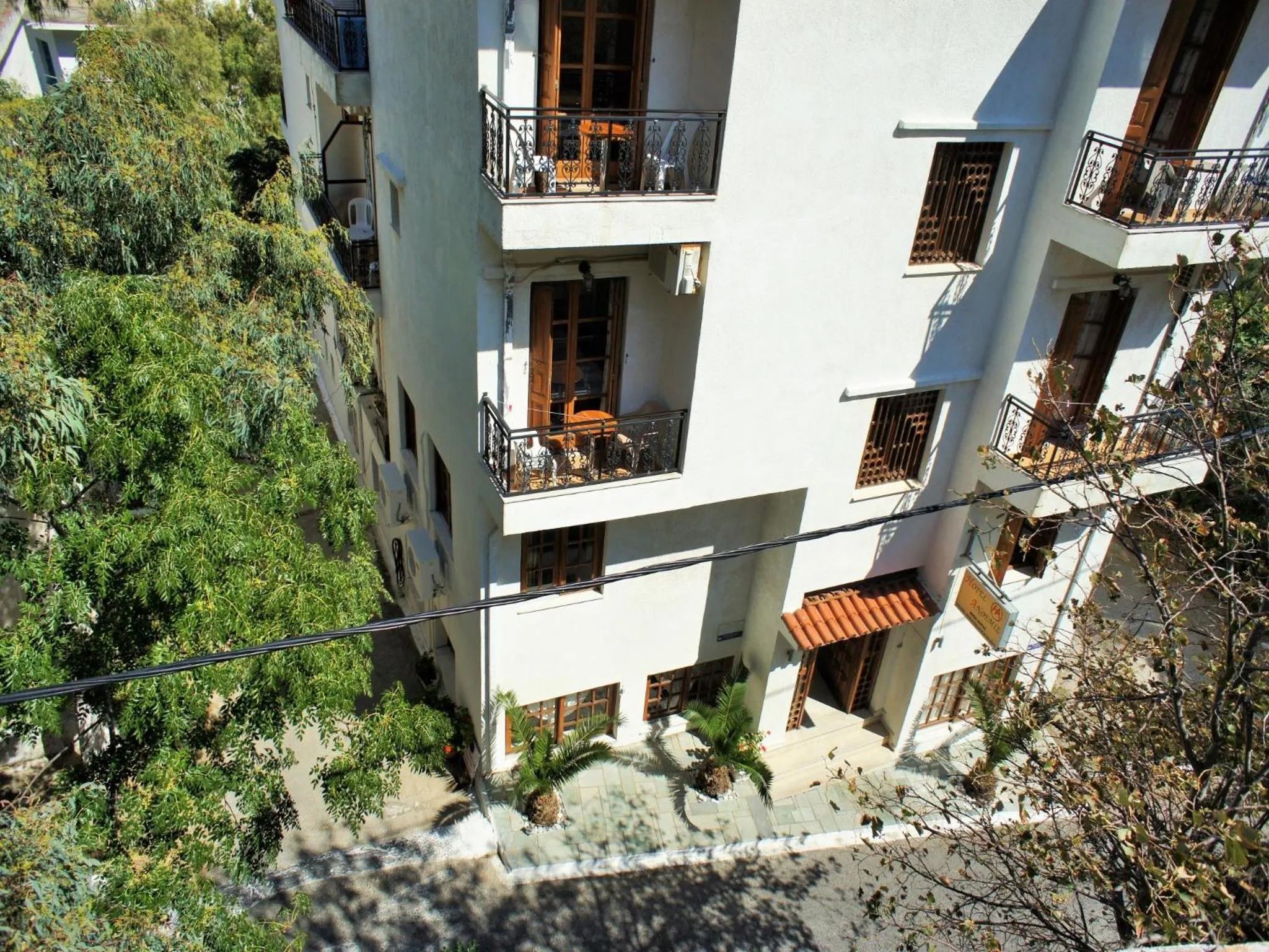 Facade/entrance in Anthemis Hotel