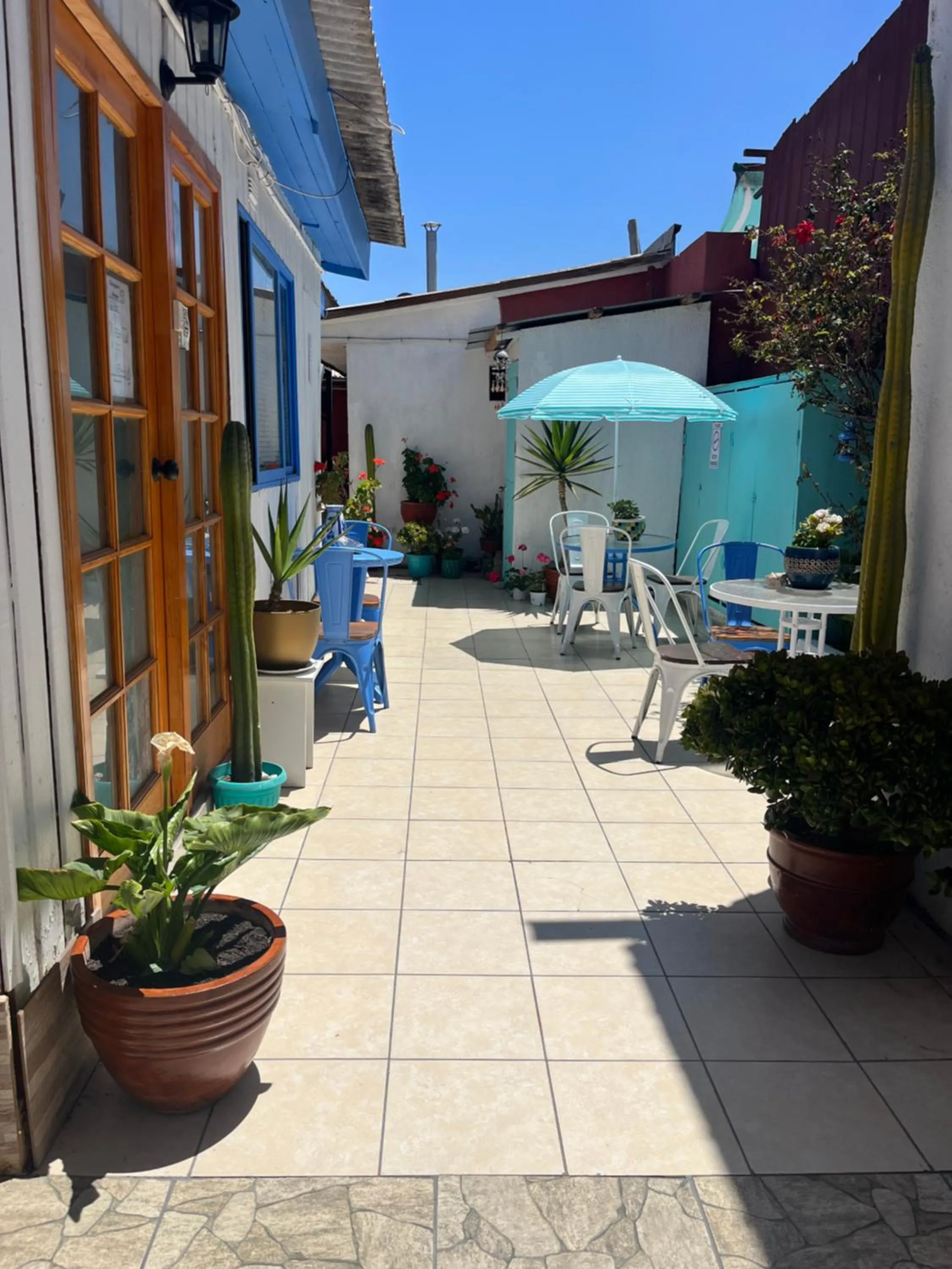 Balcony/Terrace in Hostal Avenue
