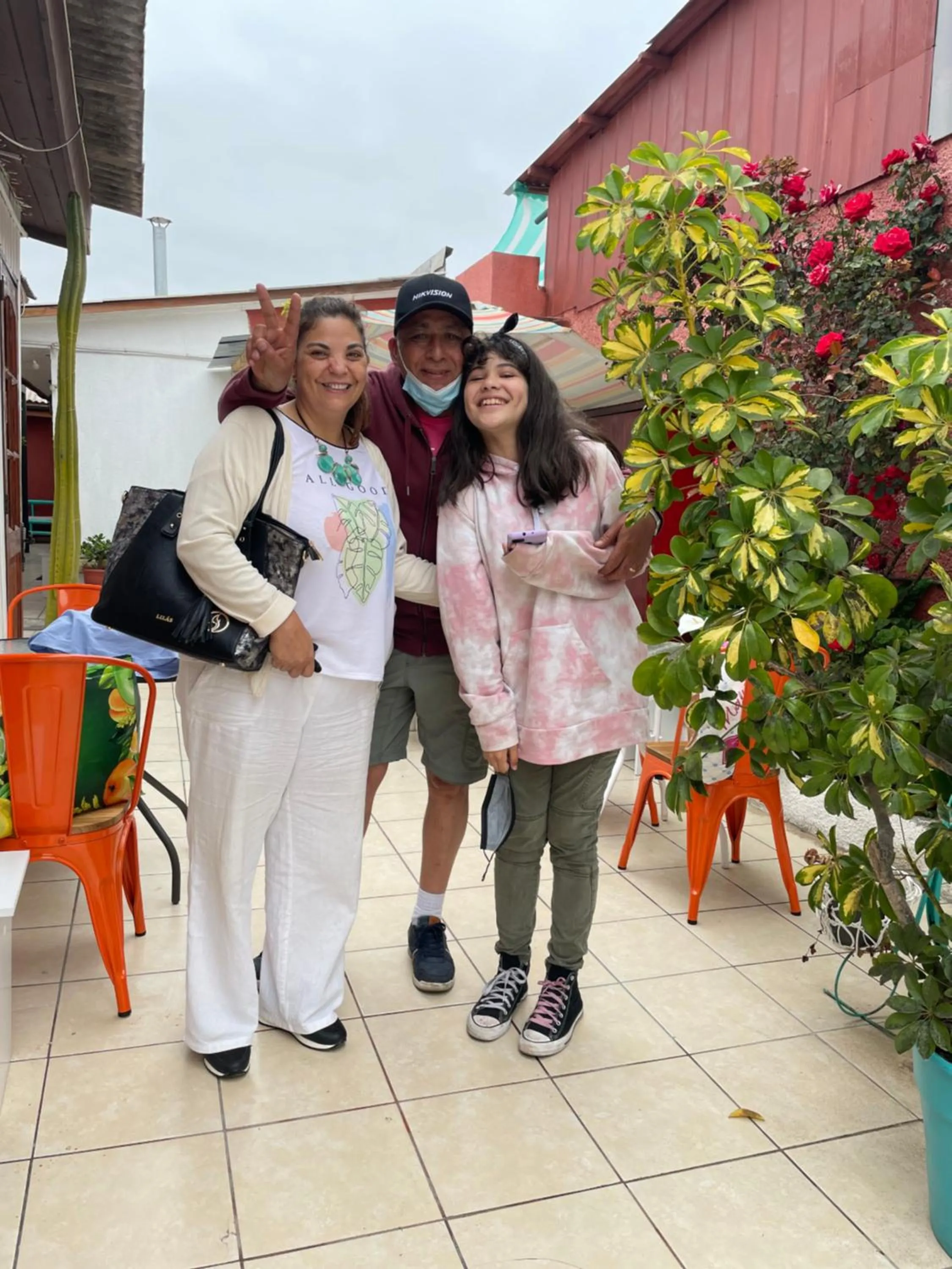 Family in Hostal Avenue