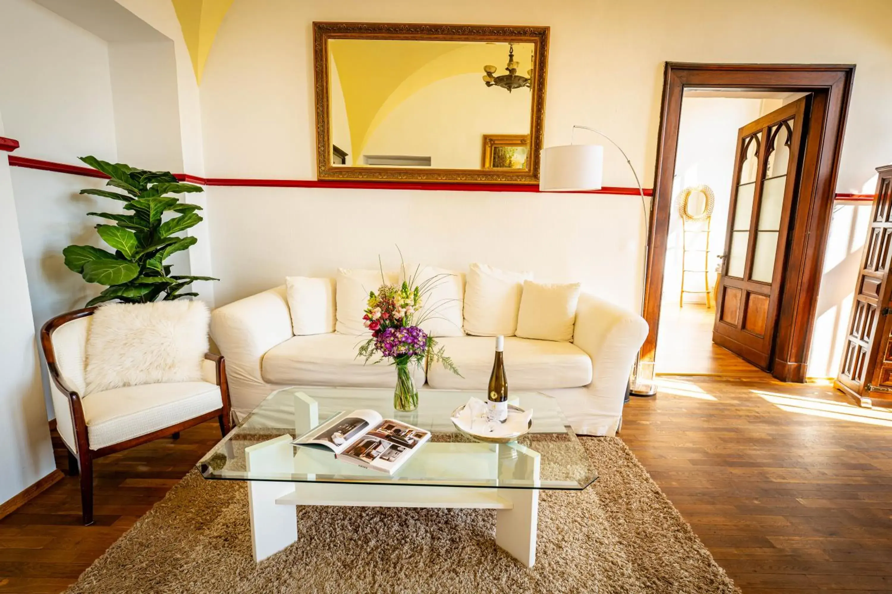 Deluxe Double Room with Shower in Schloss Arenfels Deluxe Double Room with Shower in Schloss Arenfels