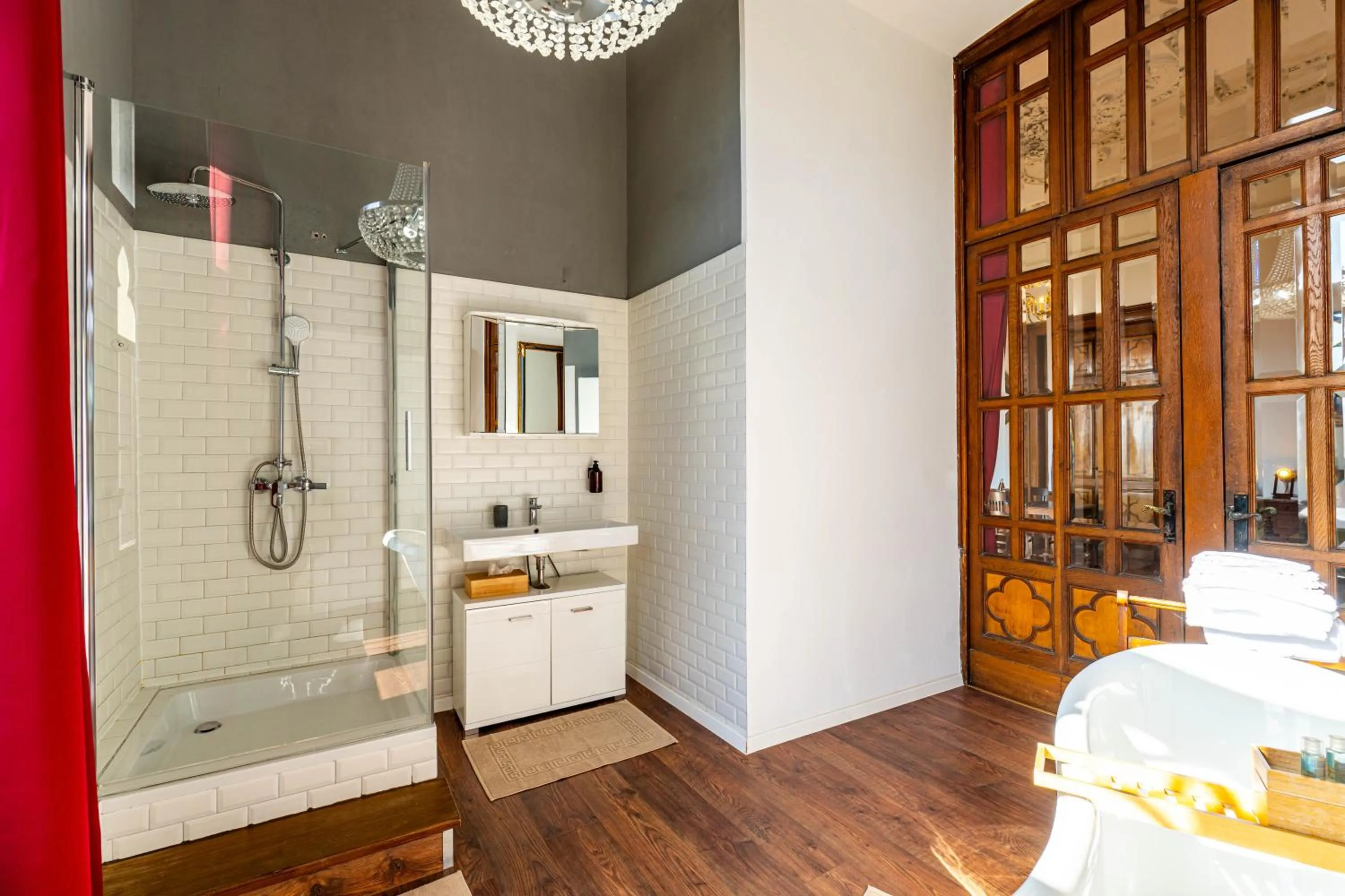 Shower in Schloss Arenfels