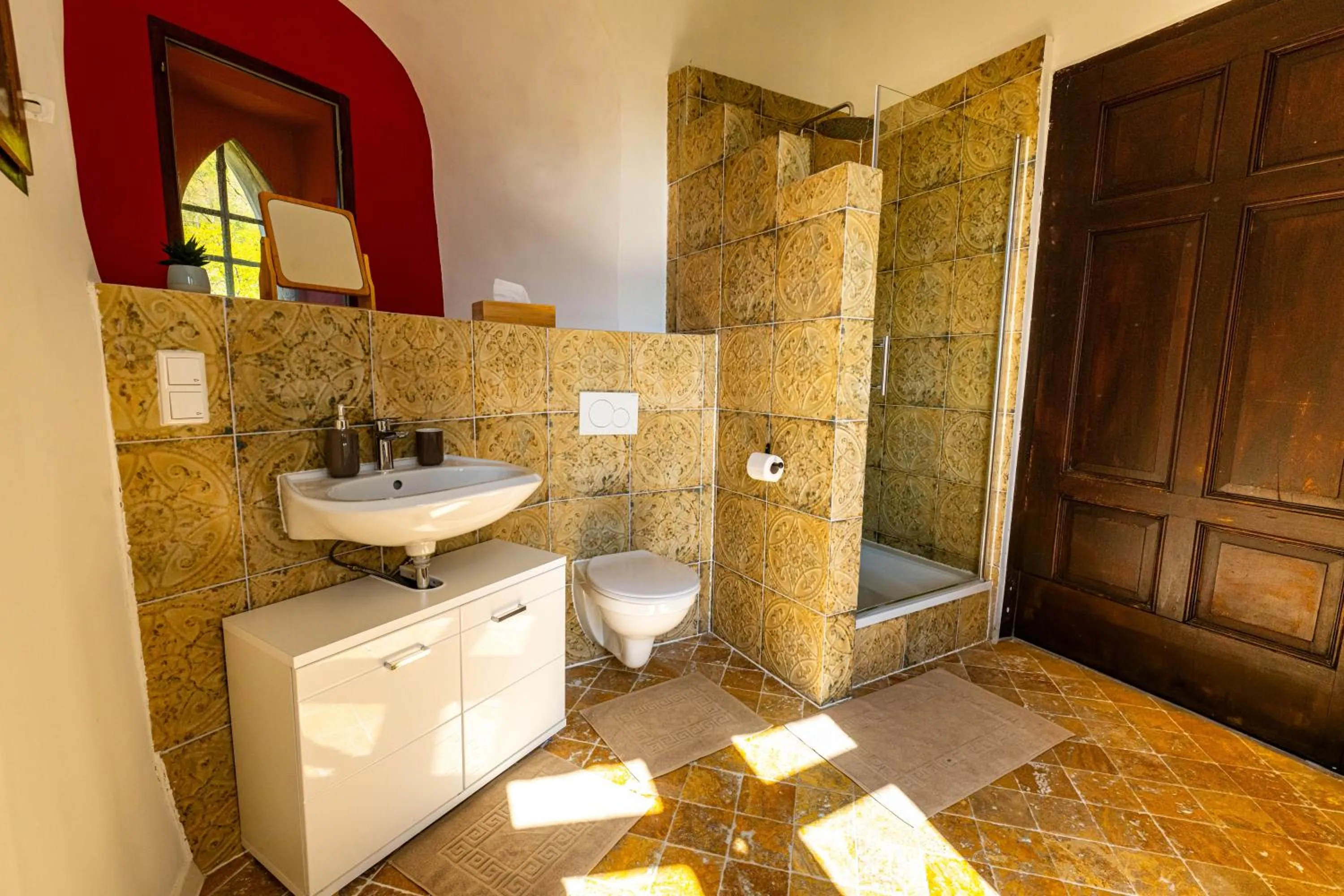 Shower in Schloss Arenfels