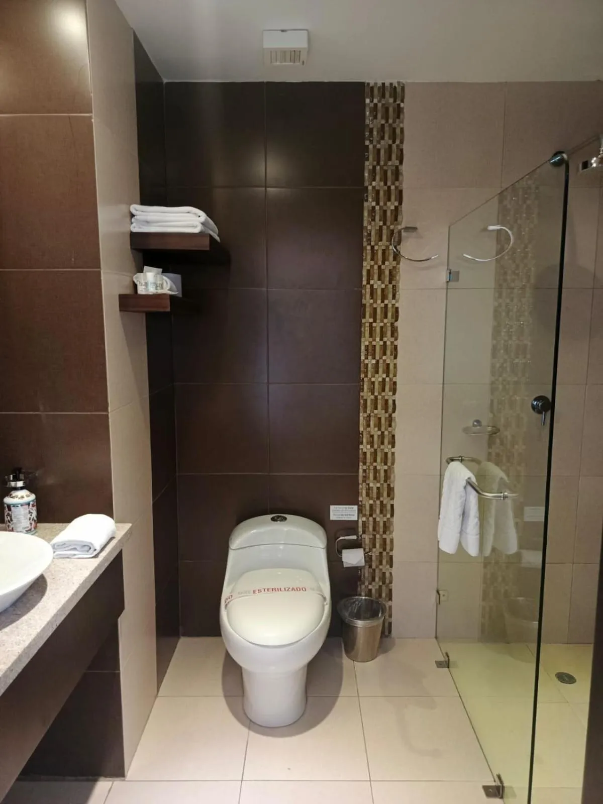 Shower in Rioné Hotel Boutique