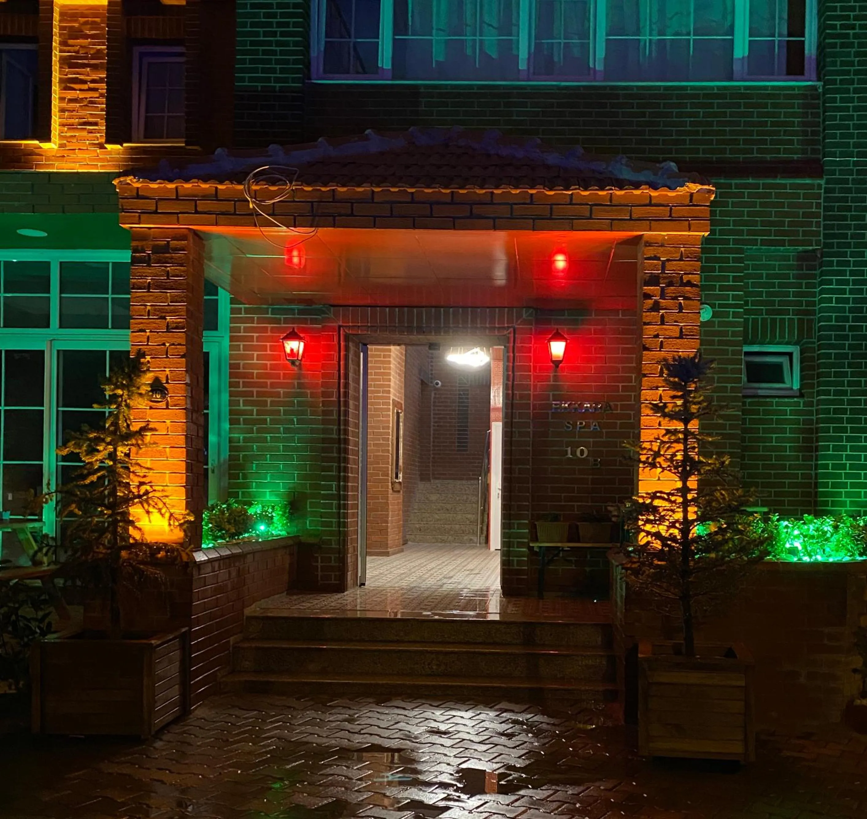 Property building in OFURO WORLD HOTEL SPA