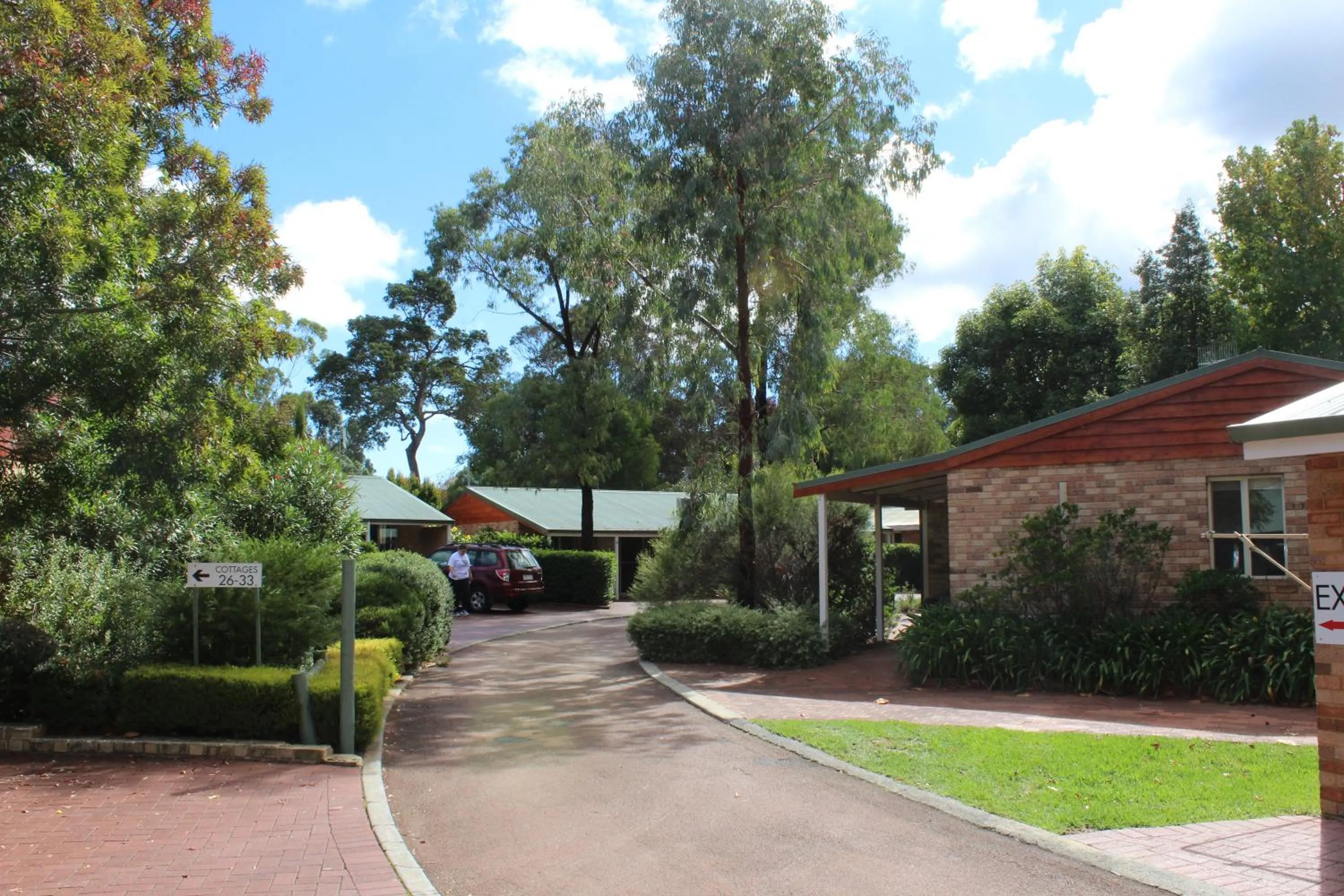 Garden in Margaret River Tourist Park