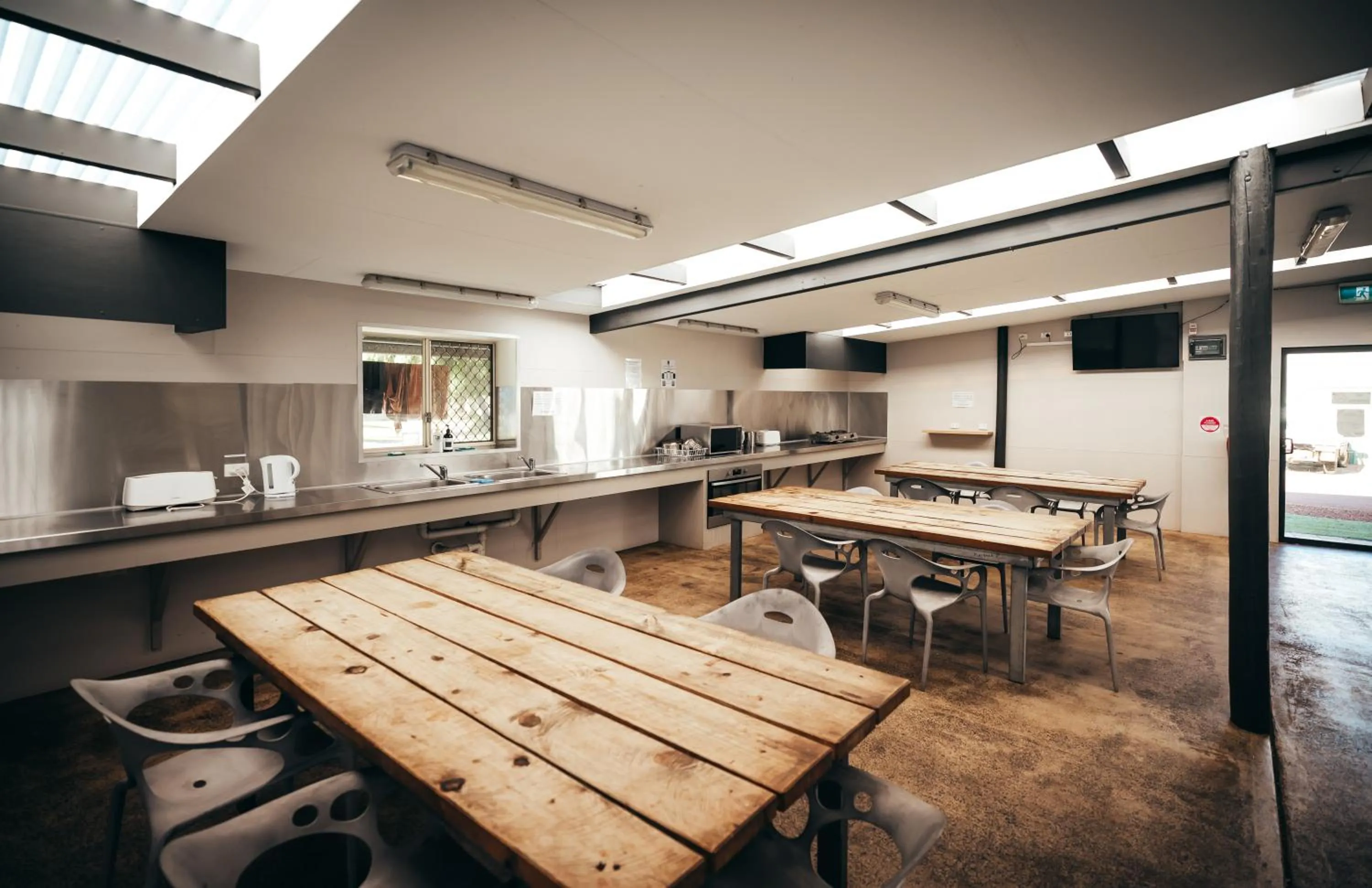 Communal kitchen in Margaret River Tourist Park