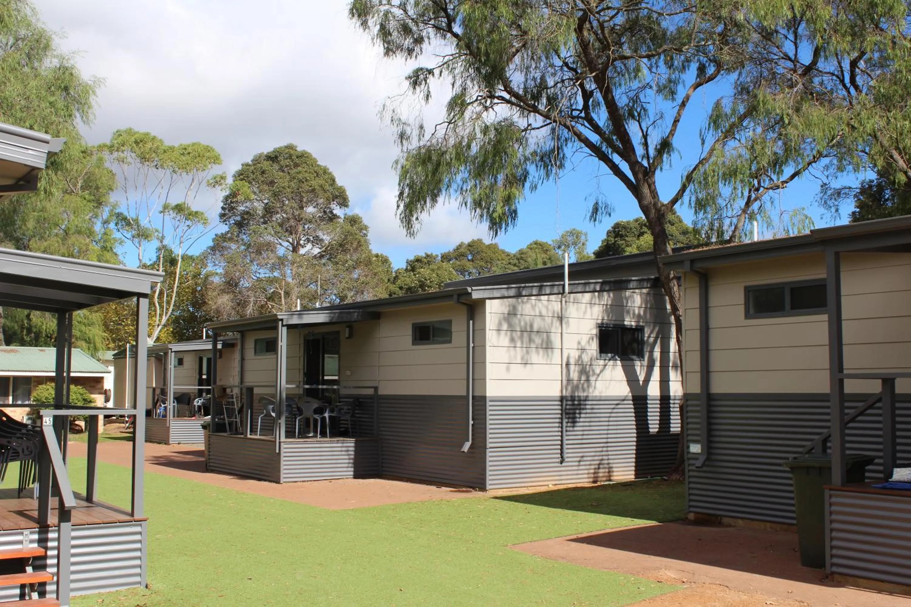 Balcony/Terrace in Margaret River Tourist Park