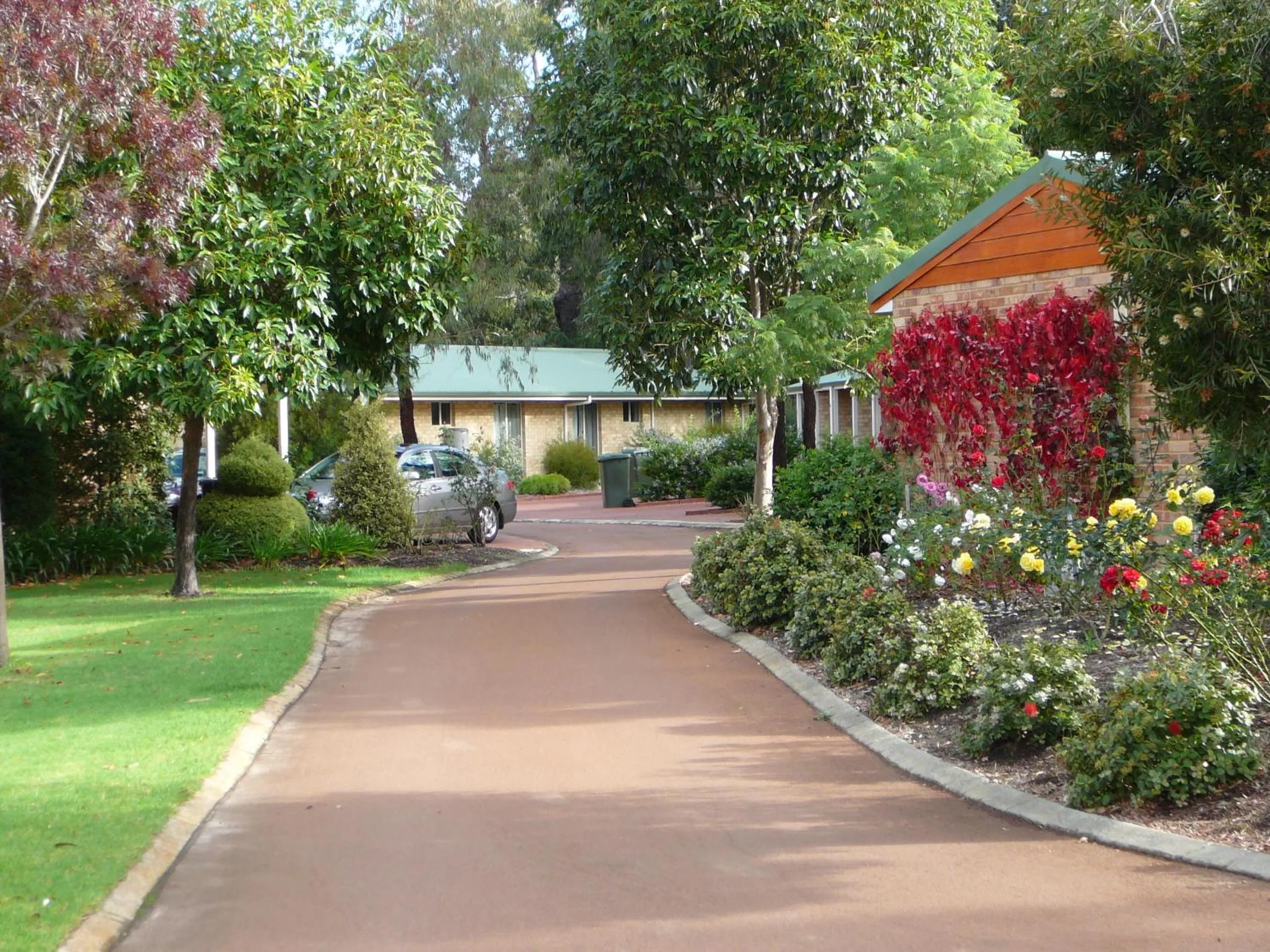 Garden in Margaret River Tourist Park