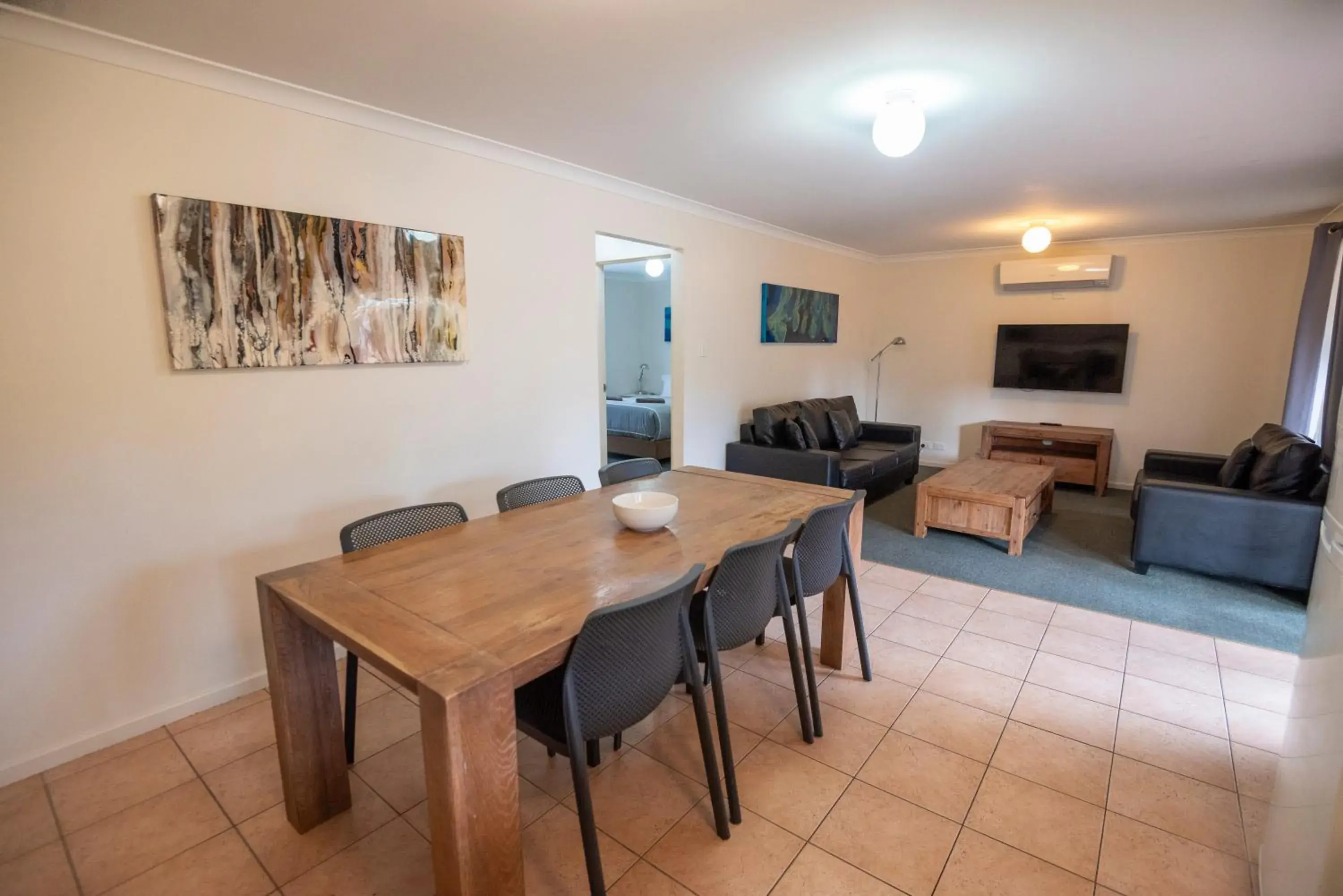 Dining area in Margaret River Tourist Park Dining area in Margaret River Tourist Park