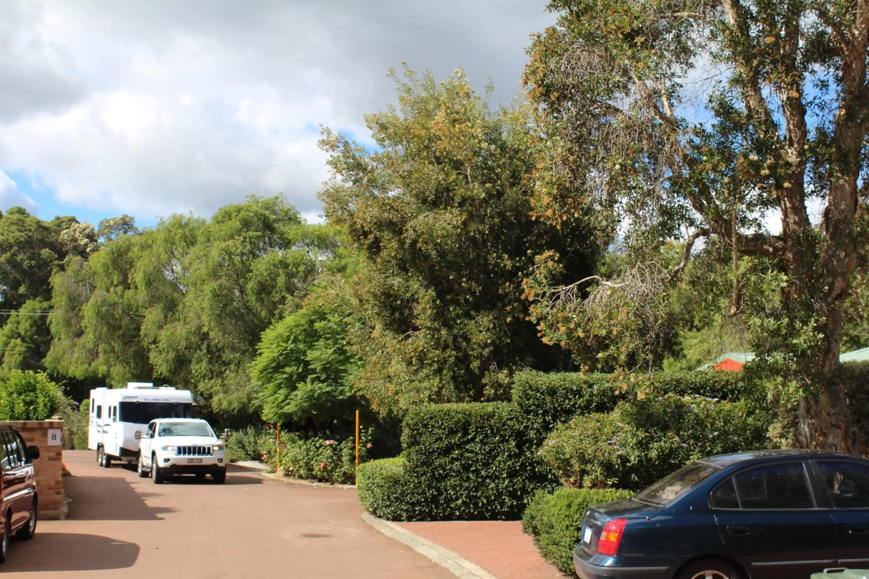 Garden in Margaret River Tourist Park
