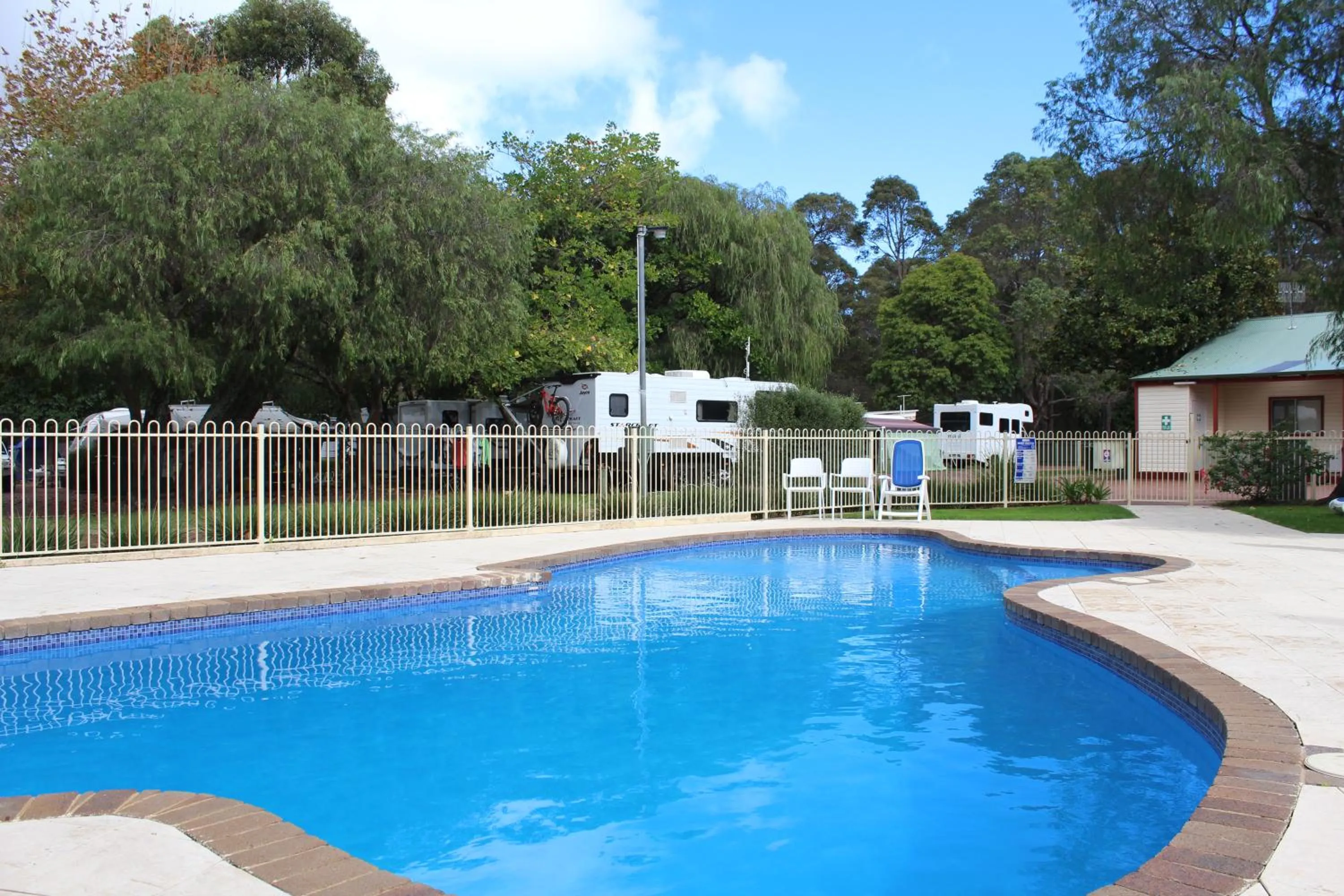 Swimming pool in Margaret River Tourist Park