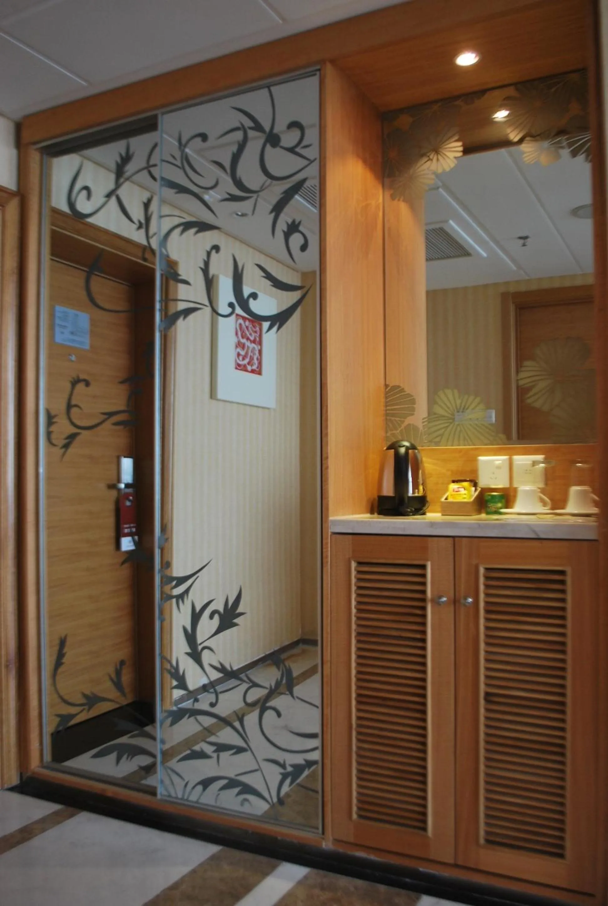 Decorative detail in The Center Hotel Weihai