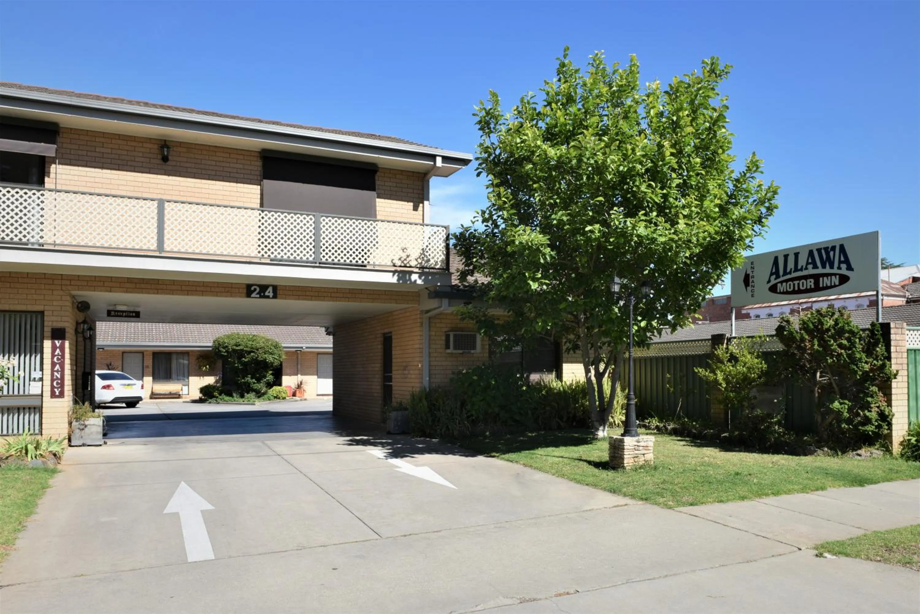 Facade/entrance in Albury Allawa Motor Inn