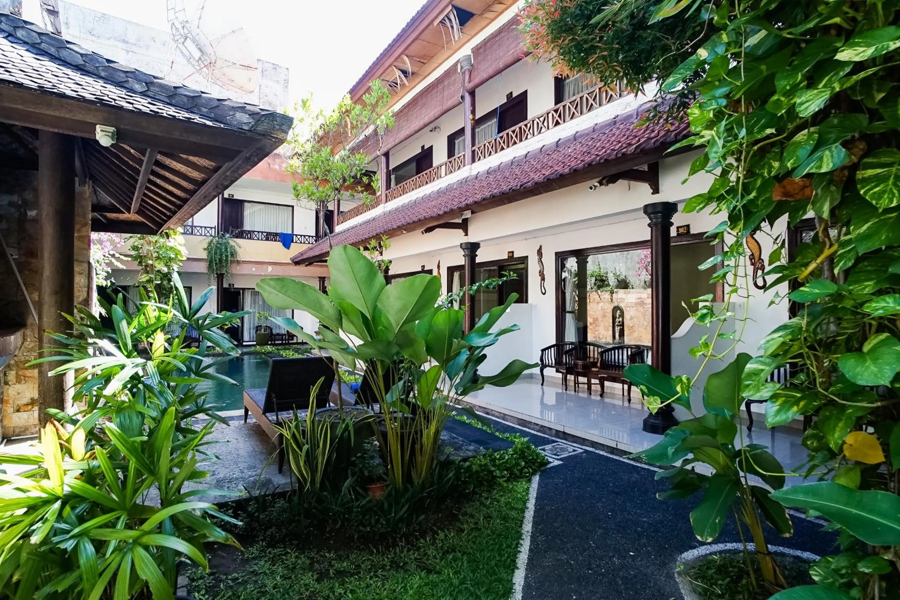 Property building in Taman Ayu Legian Hotel
