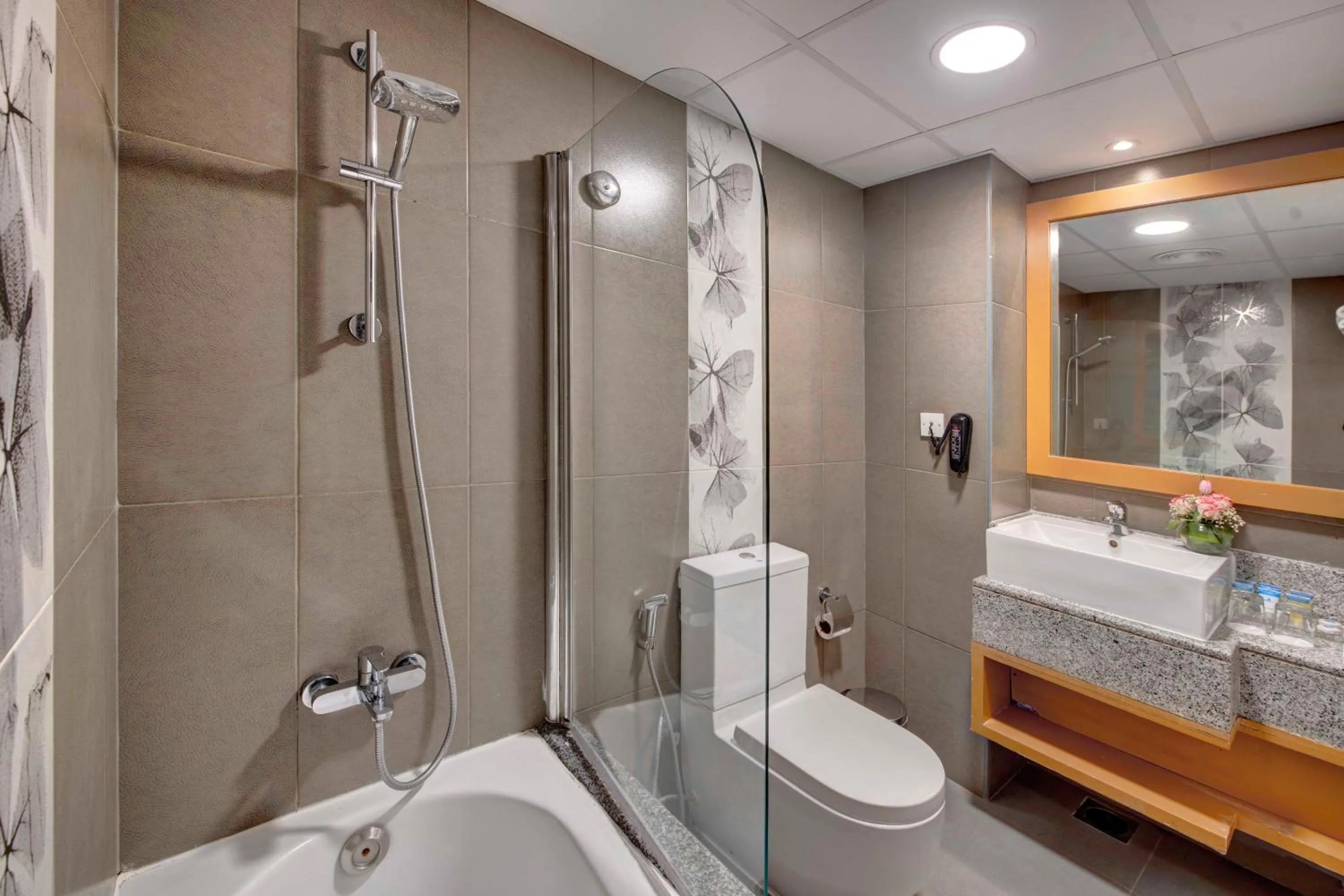 Communal lounge/ TV room in Lotus Grand Hotel