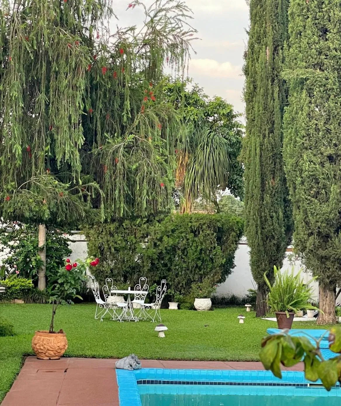 Garden view in Copperbelt Executive Accommodation Ndola, Zambia