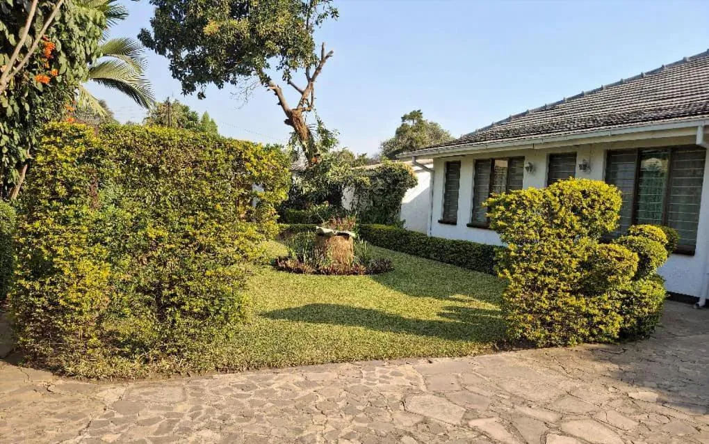 Garden view in Copperbelt Executive Accommodation Ndola, Zambia