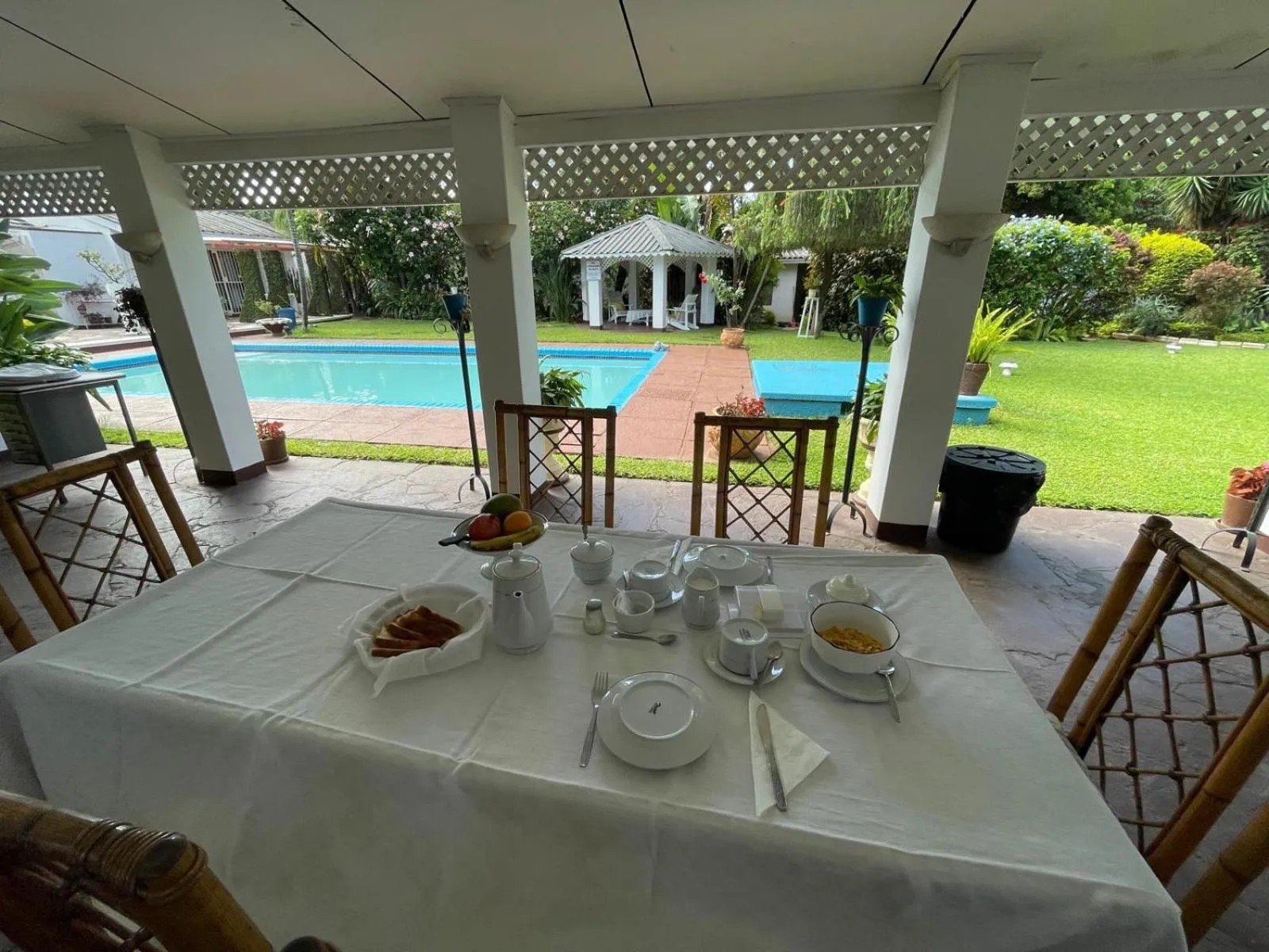 Dining area in Copperbelt Executive Accommodation Ndola, Zambia